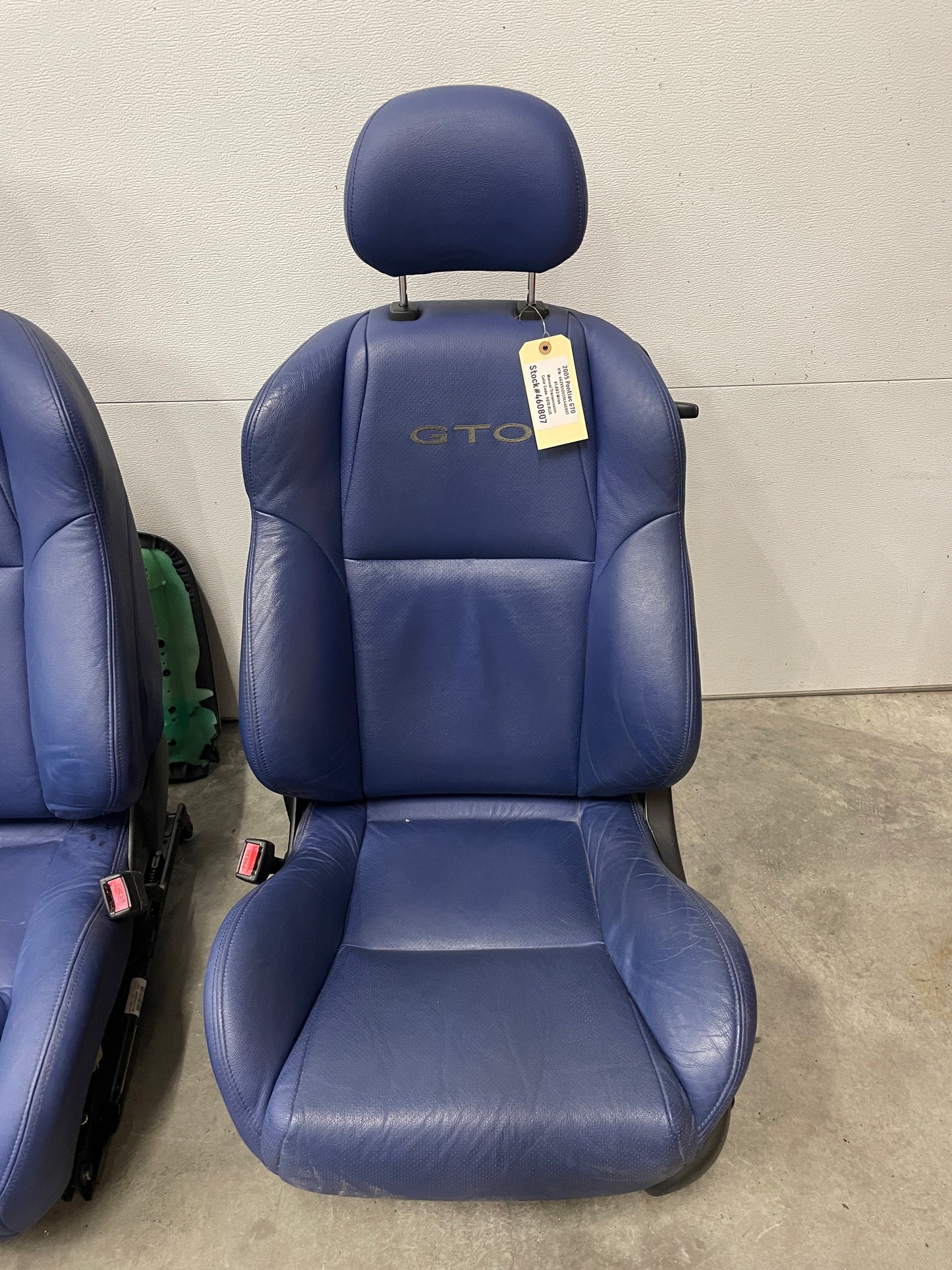 2005 Pontiac GTO Blue Interior Set Seats, Door Panels, Trim Etc. OEM