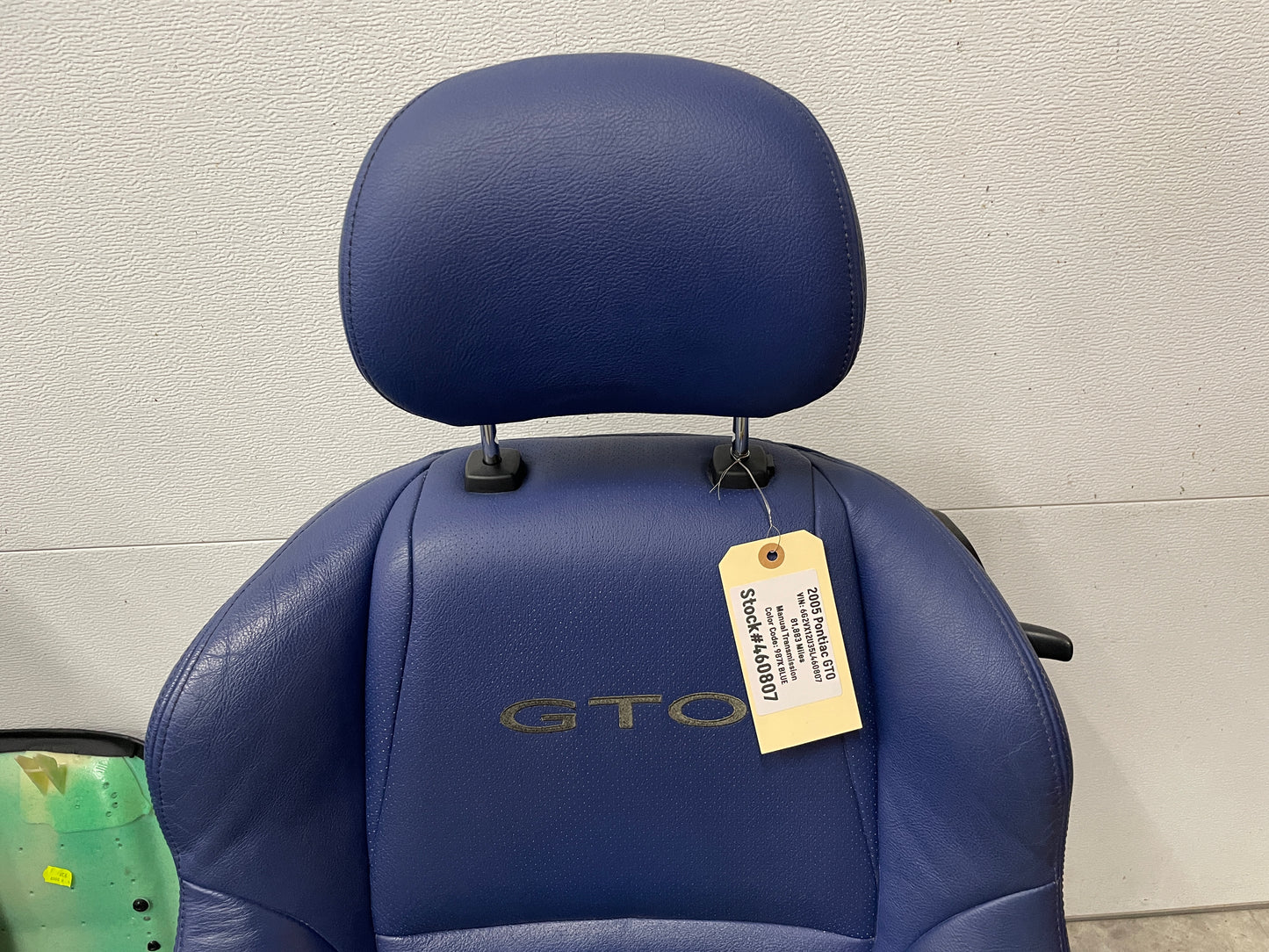 2005 Pontiac GTO Blue Interior Set Seats, Door Panels, Trim Etc. OEM
