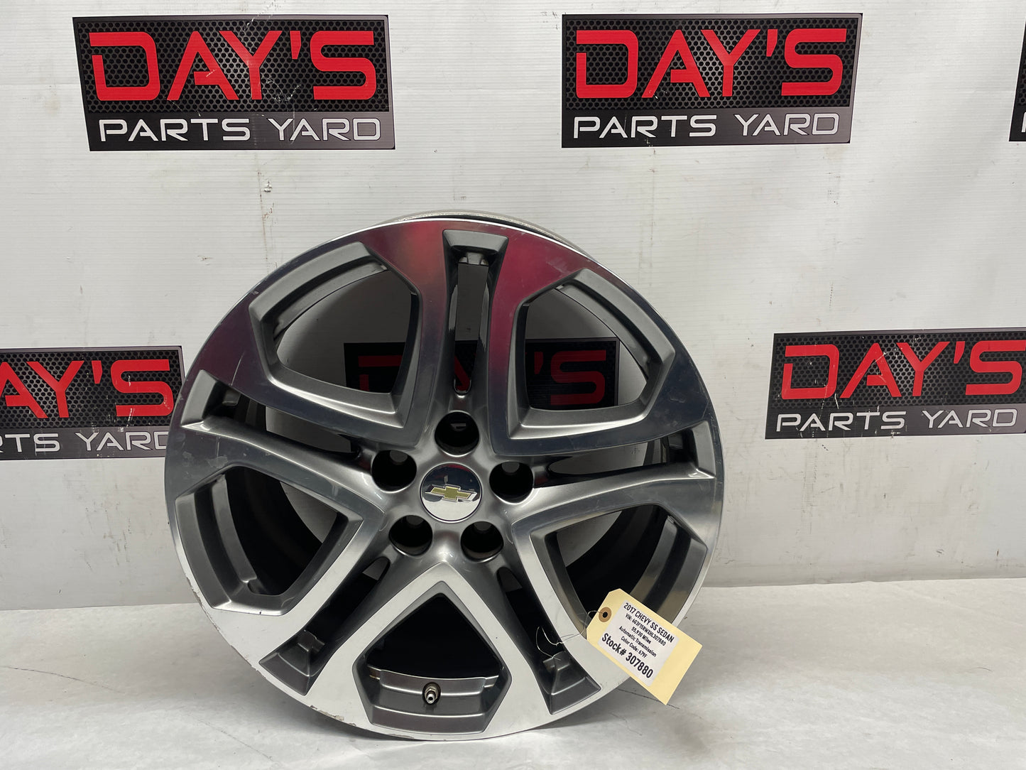 2016 Chevy SS Sedan Factory OEM Rear Wheel 19x9 OEM - Day's Parts Yard