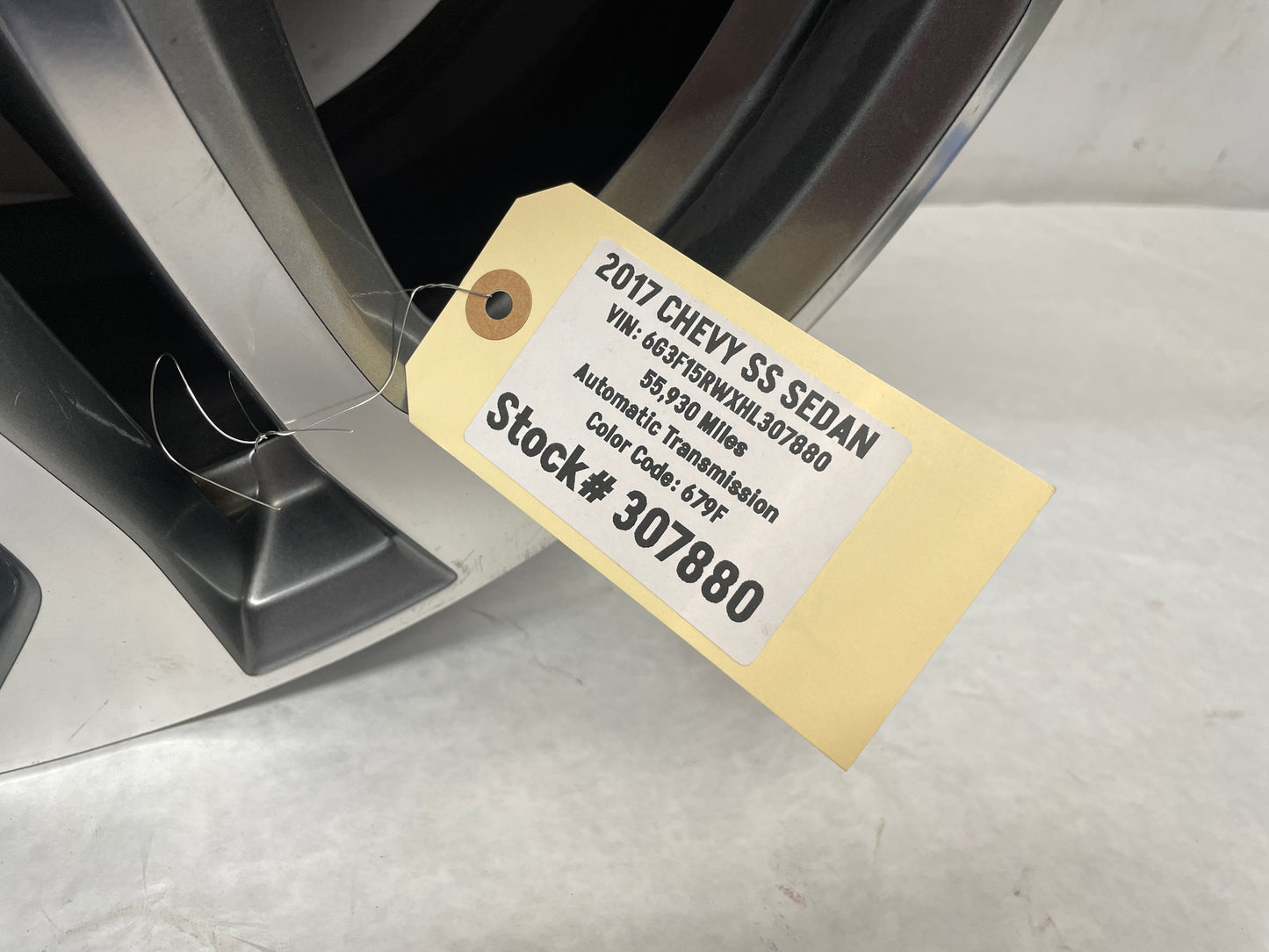 2016 Chevy SS Sedan Factory OEM Rear Wheel 19x9 OEM - Day's Parts Yard