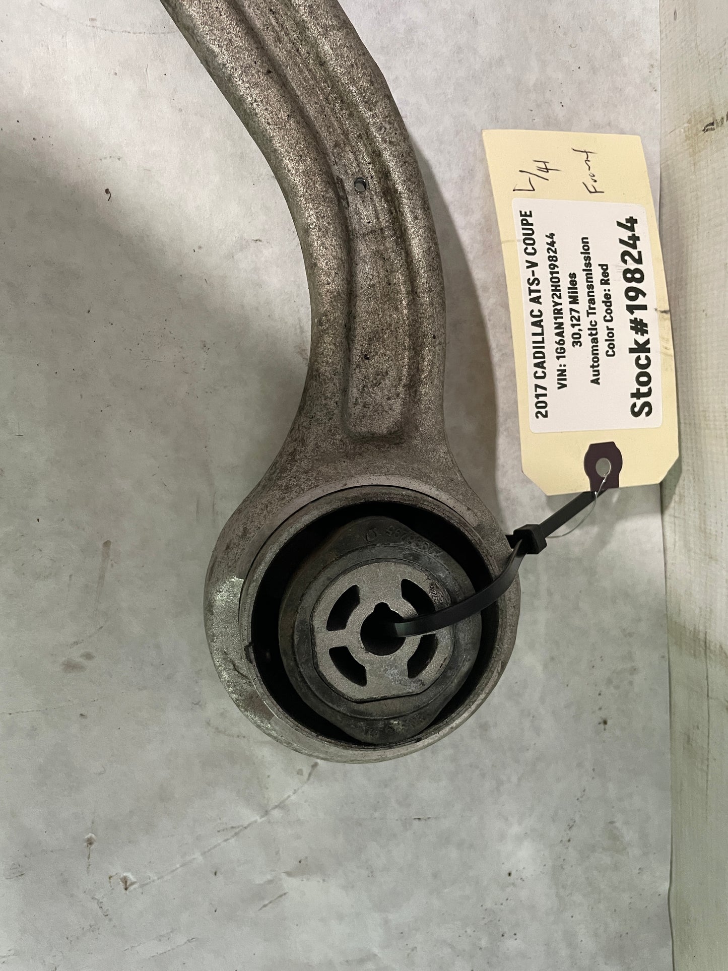 2017 Cadillac ATS-V Coupe Front LH Driver Lower Control Arm OEM - Day's Parts Yard