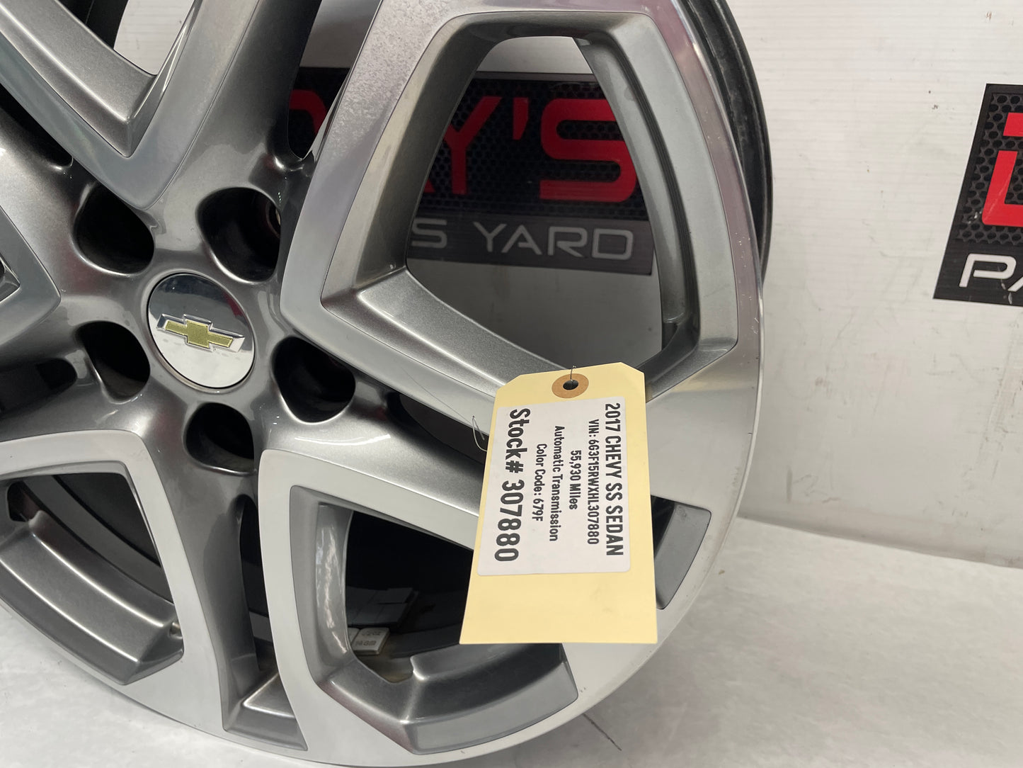 2016 Chevy SS Sedan Factory OEM Front Wheel 19x8.5 OEM - Day's Parts Yard