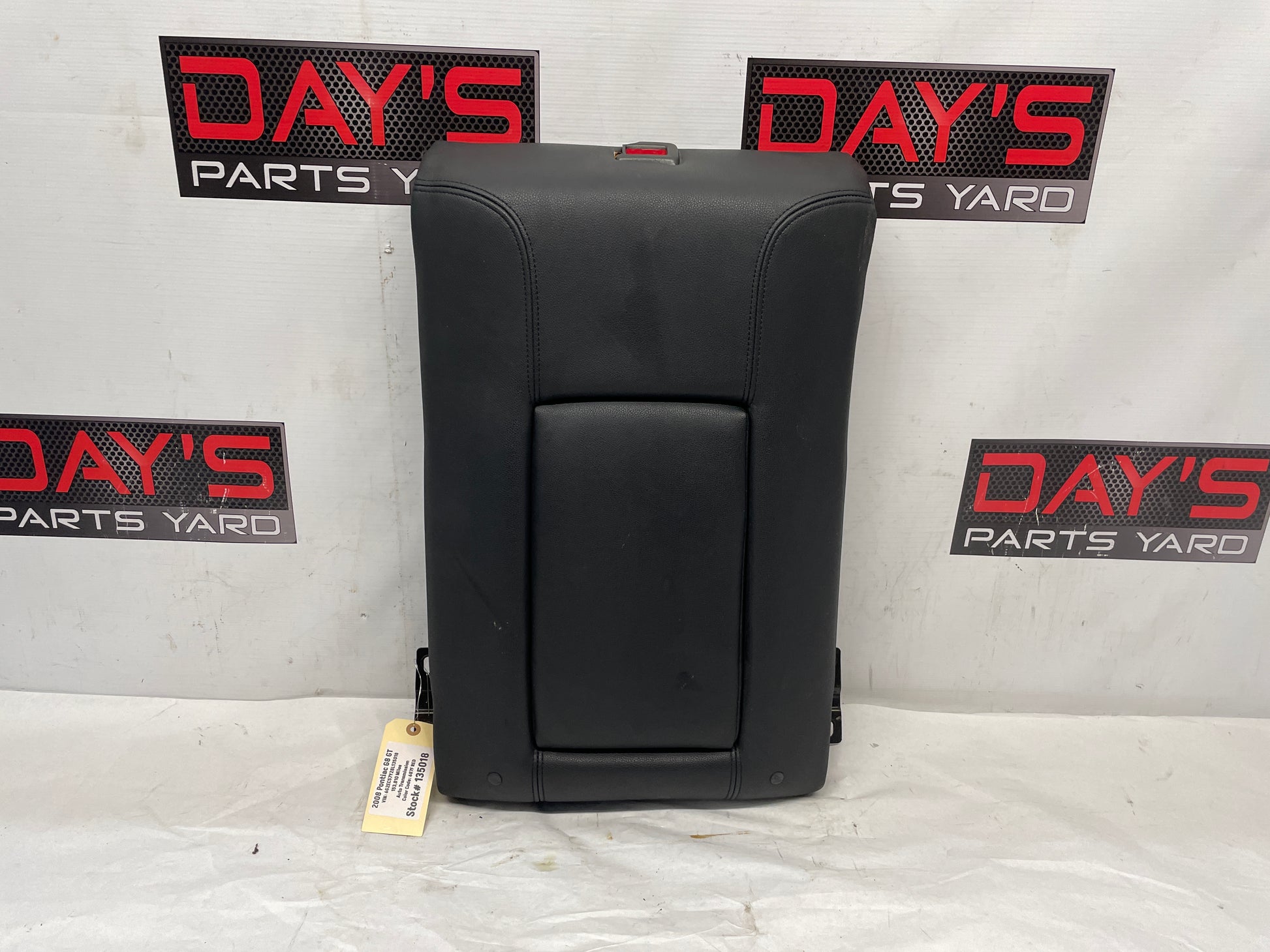 2008 Pontiac G8 GT Rear Middle Center Upper Folding Seat OEM - Day's Parts Yard