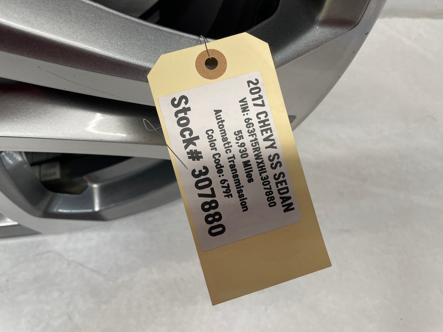 2016 Chevy SS Sedan Factory OEM Front Wheel 19x8.5 OEM - Day's Parts Yard