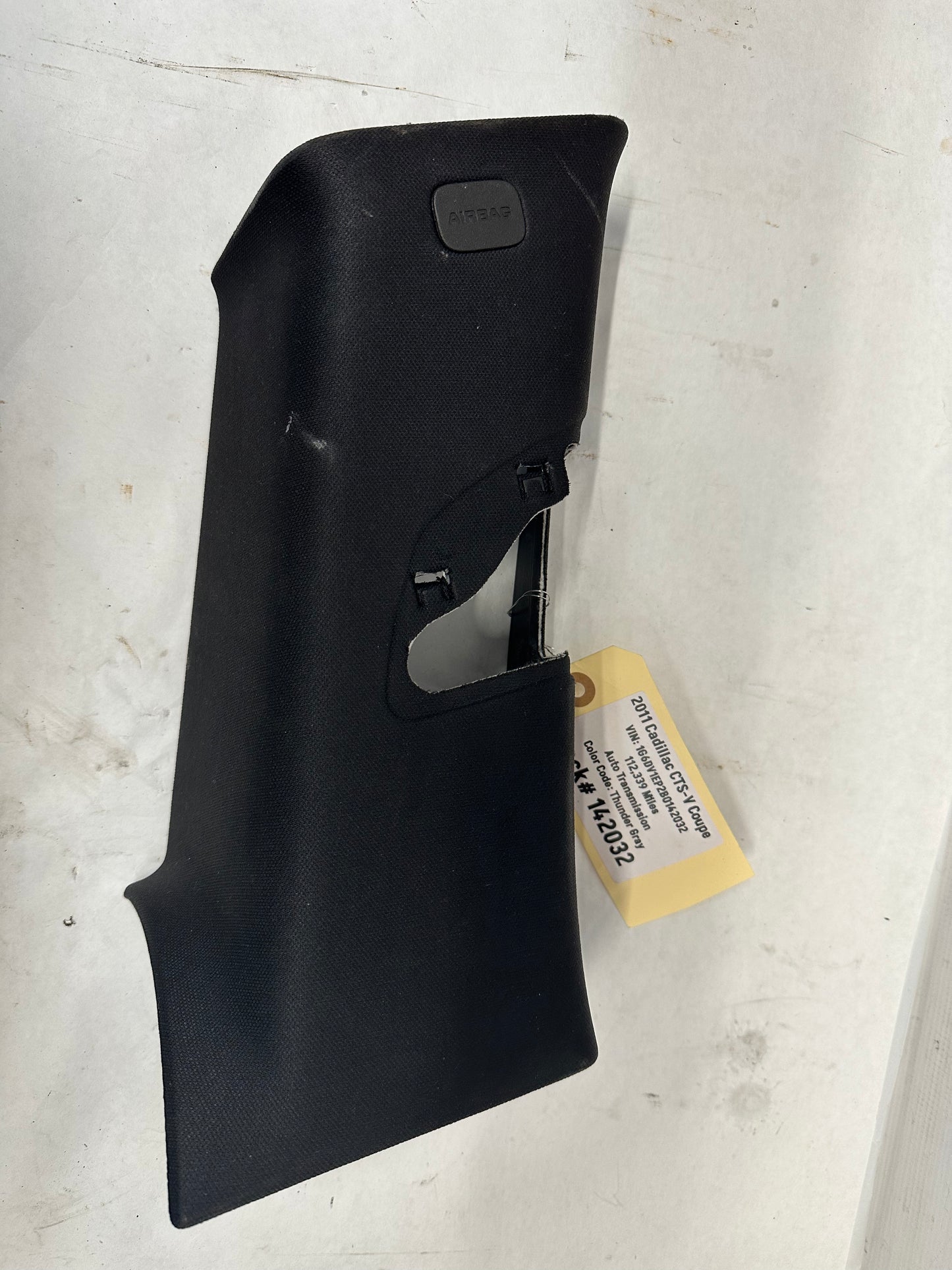 2011 Cadillac CTS-V Coupe RH & LH Upper B Pillar Trim Covers OEM - Day's Parts Yard