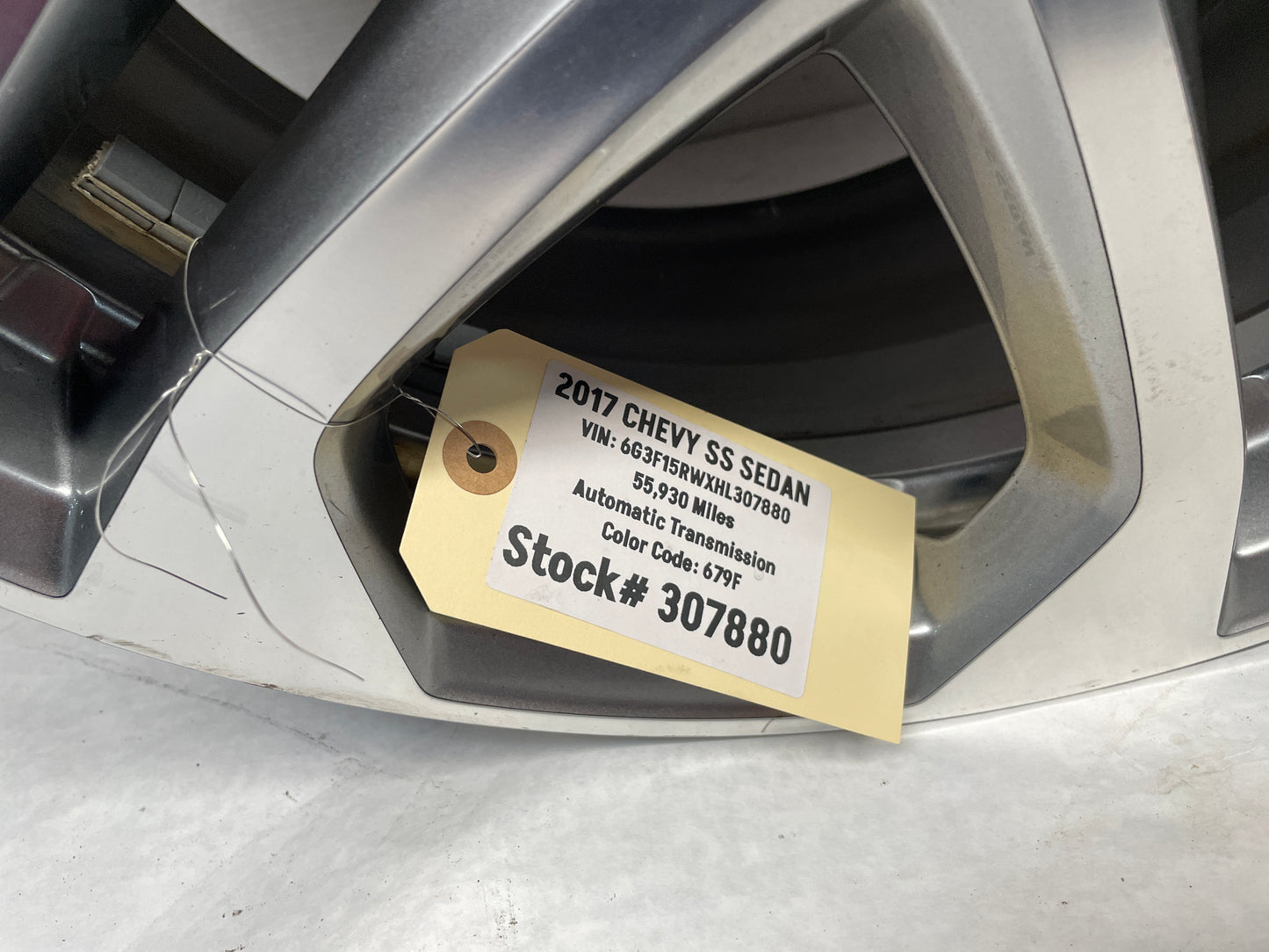 2016 Chevy SS Sedan Factory OEM Rear Wheel 19x9 OEM - Day's Parts Yard