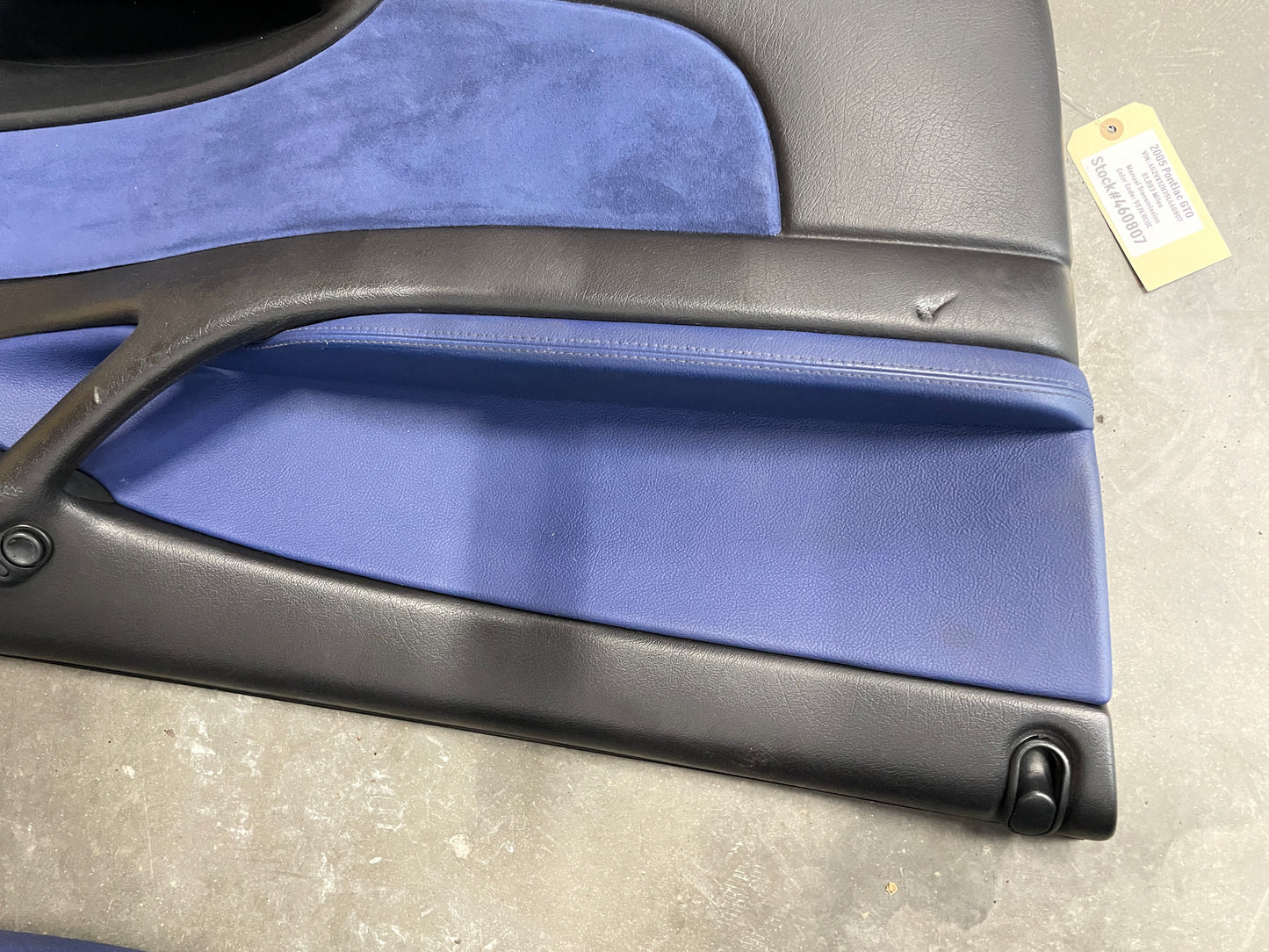 2005 Pontiac GTO Blue Interior Set Seats, Door Panels, Trim Etc. OEM