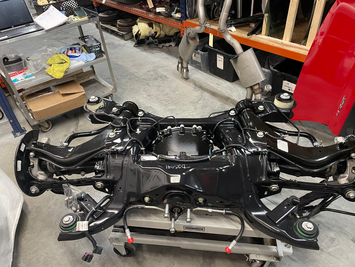 2013 Chevy Camaro ZL1 3.73 Complete Rear Axle Suspension Cradle K Member Subframe Differential OEM - Day's Parts Yard