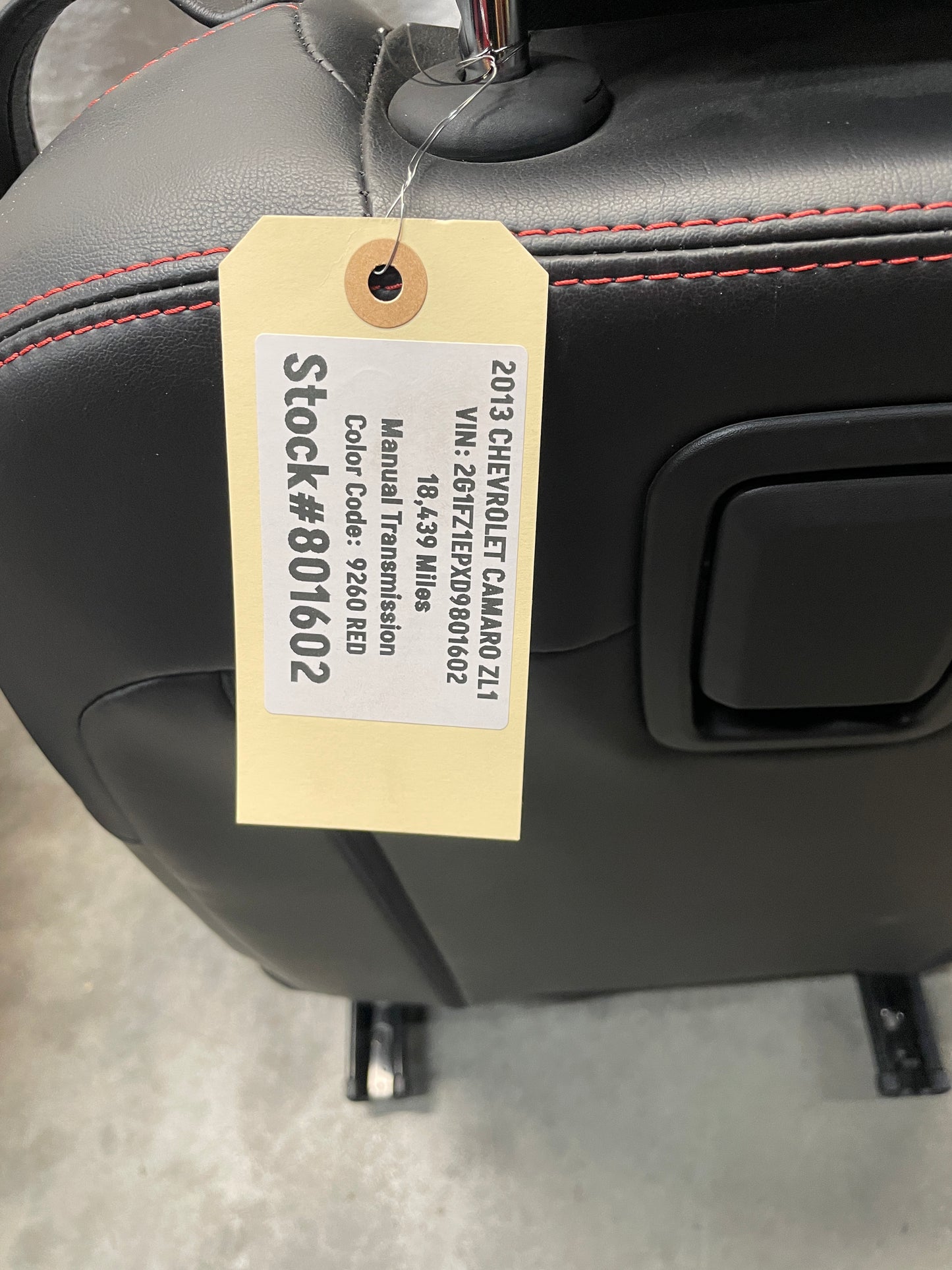 2013 Chevy Camaro ZL1 Seats Fronts and Rears Black Leather and Suede OEM - Day's Parts Yard