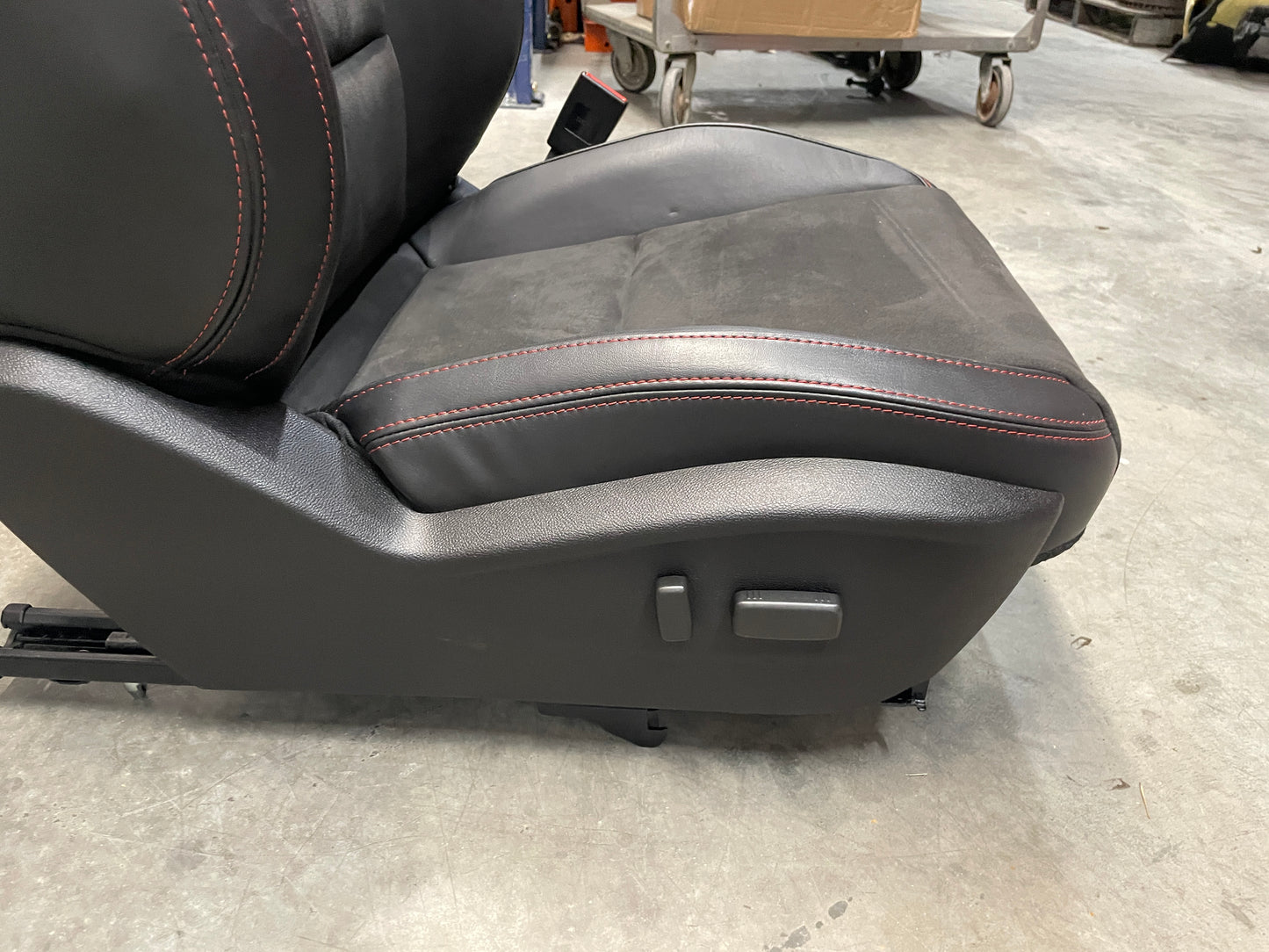 2013 Chevy Camaro ZL1 Seats Fronts and Rears Black Leather and Suede OEM - Day's Parts Yard