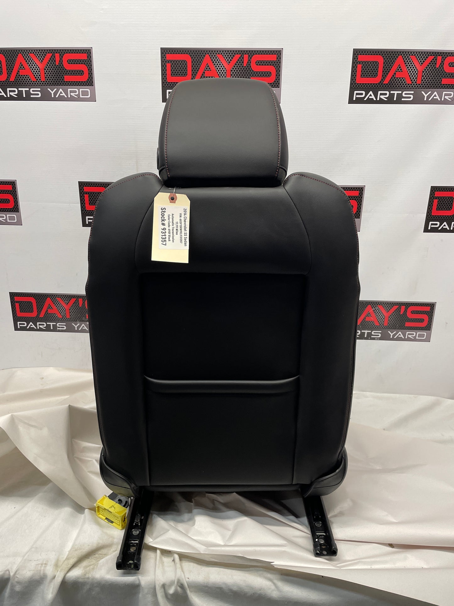 2014 Chevy SS Sedan RH Passenger Front Seat OEM - Day's Parts Yard