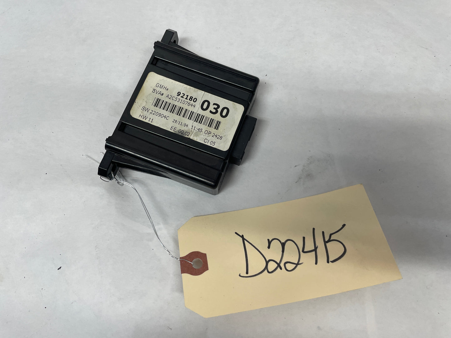 2005 Pontiac GTO Powertrain Engine Interface Control Module OEM - Day's Parts Yard