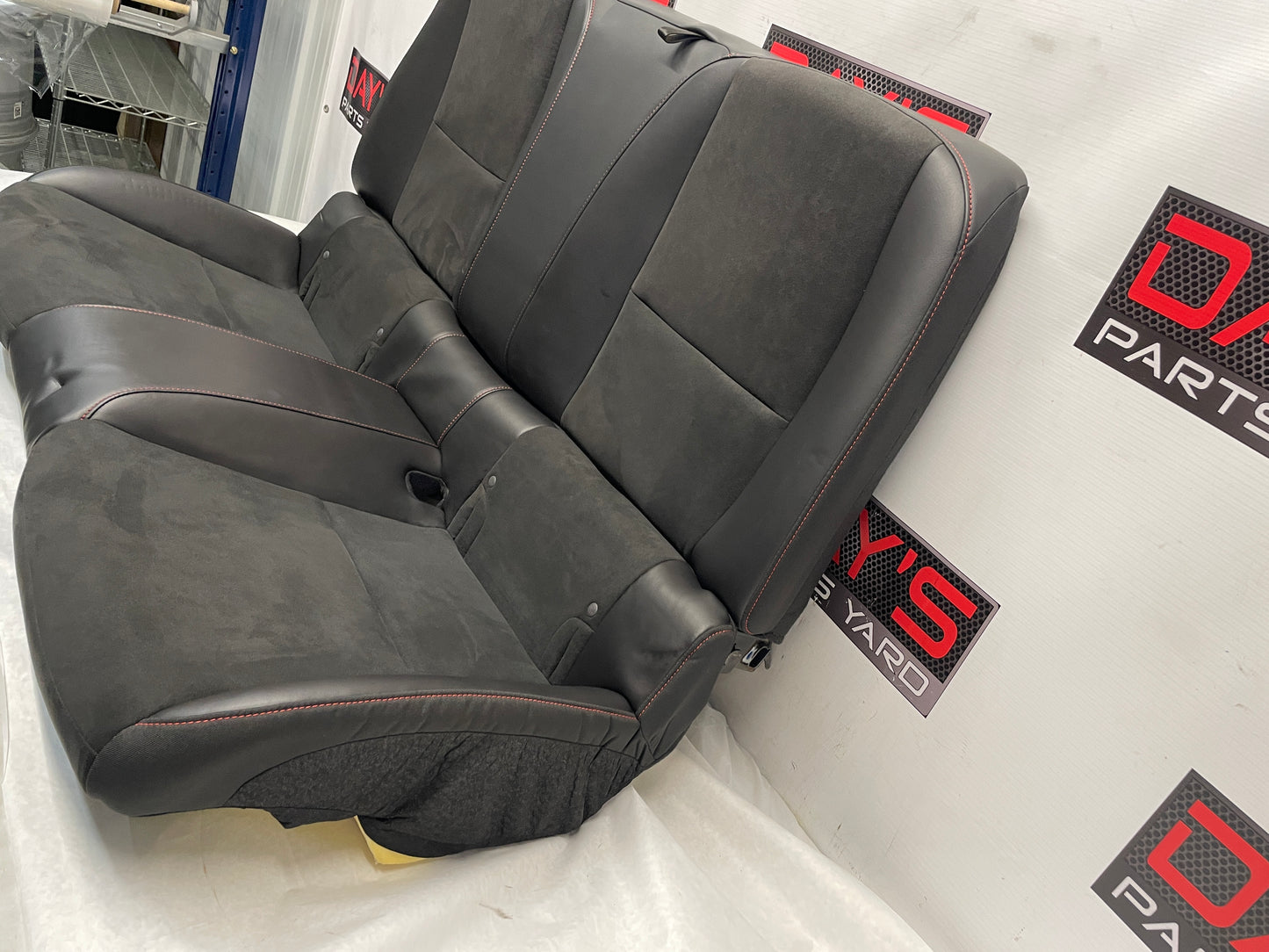 2013 Chevy Camaro ZL1 Seats Fronts and Rears Black Leather and Suede OEM - Day's Parts Yard