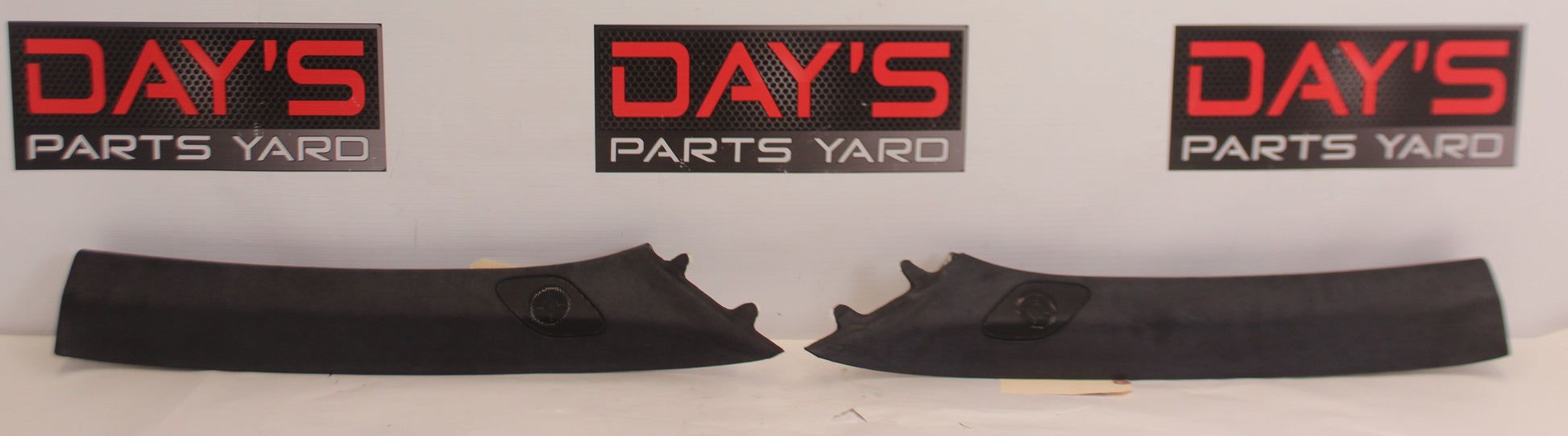 2018 Cadillac CTS-V RH & LH A Pillar Trim Black Suede OEM - Day's Parts Yard
