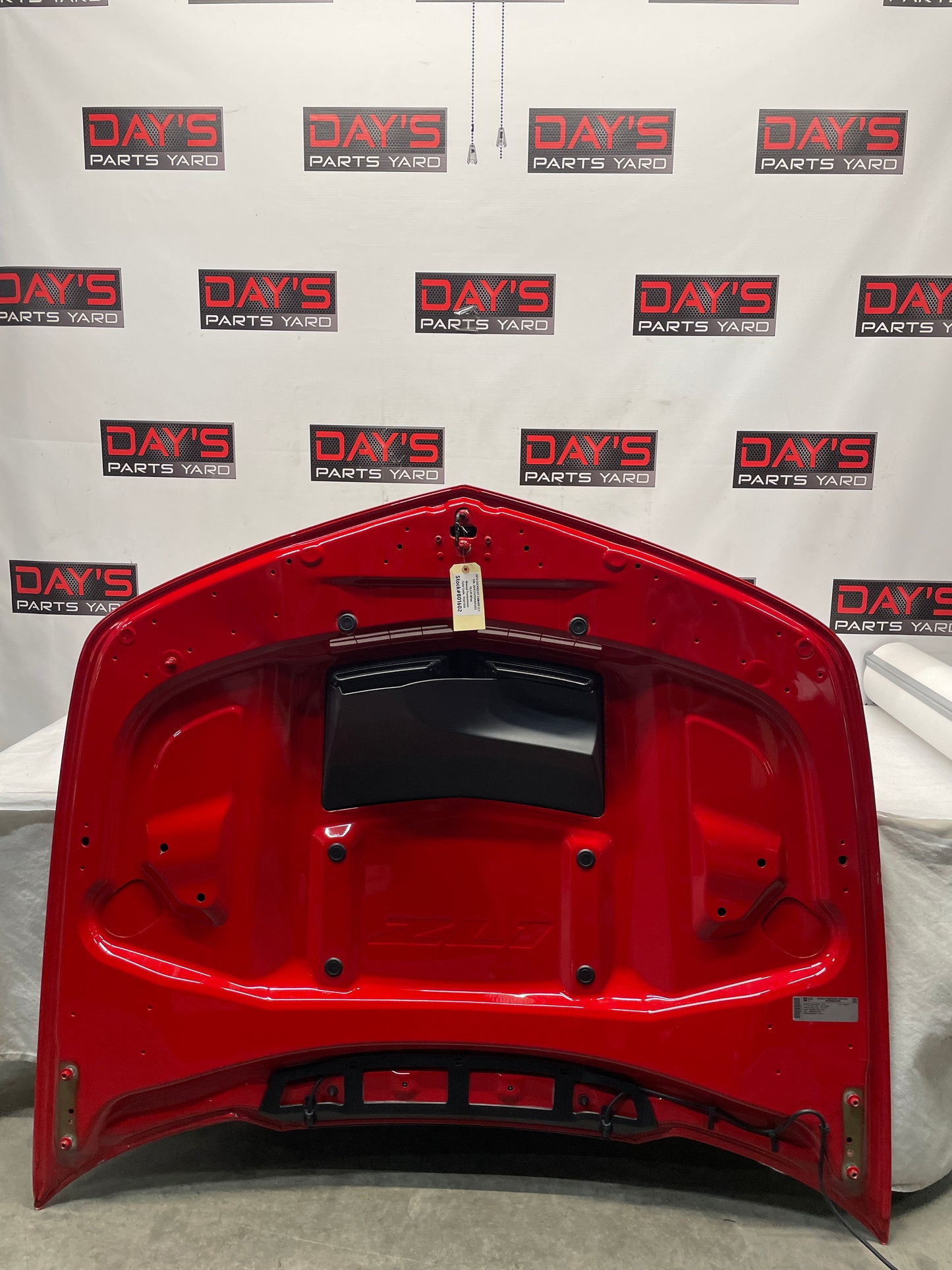 2013 Chevy Camaro ZL1 Aluminum Hood w/ Scoop Insert OEM - Day's Parts Yard