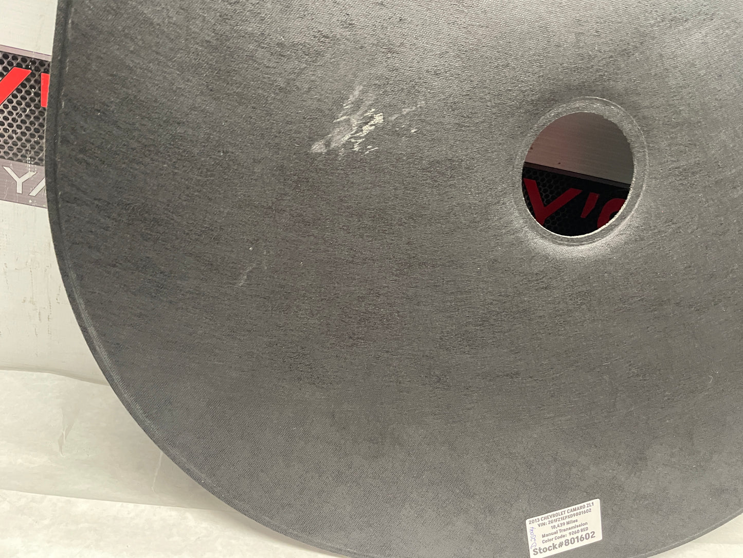 2013 Chevy Camaro ZL1 Spare Tire Hard Trunk Battery Cover OEM - Day's Parts Yard