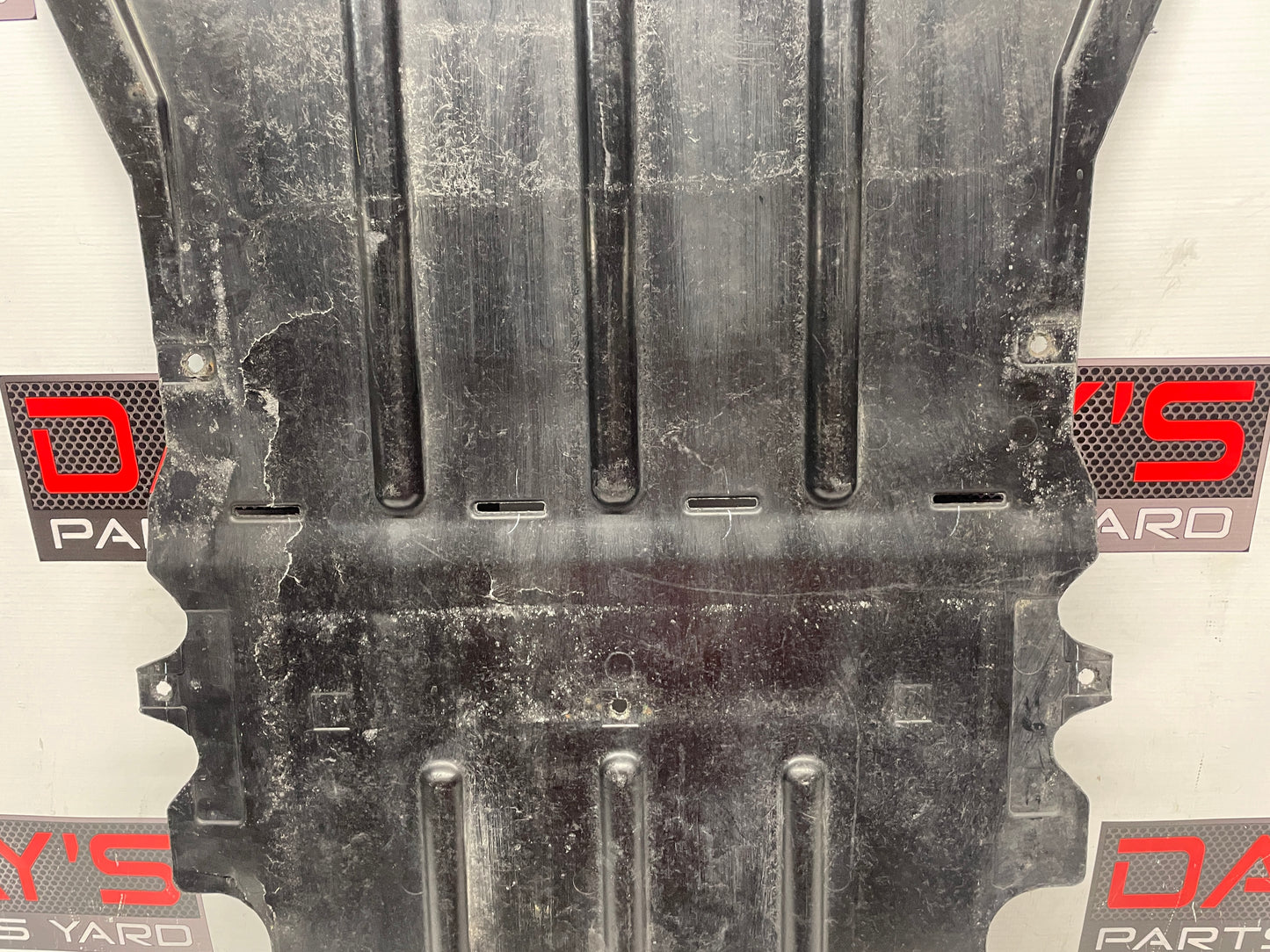 2013 Chevy Camaro ZL1 Lower Front Air Dam Undertray Baffle Panel OEM DAMAGED - Day's Parts Yard