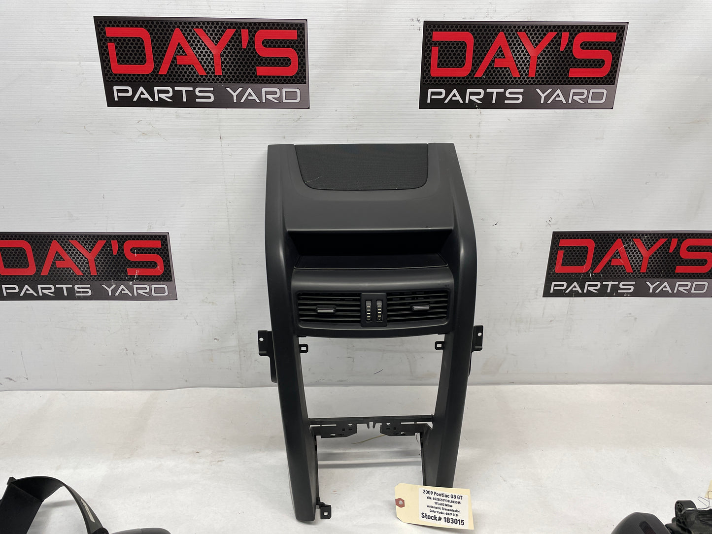 2009 Pontiac G8 GT Dash Radio Dash Bezel OEM - Day's Parts Yard