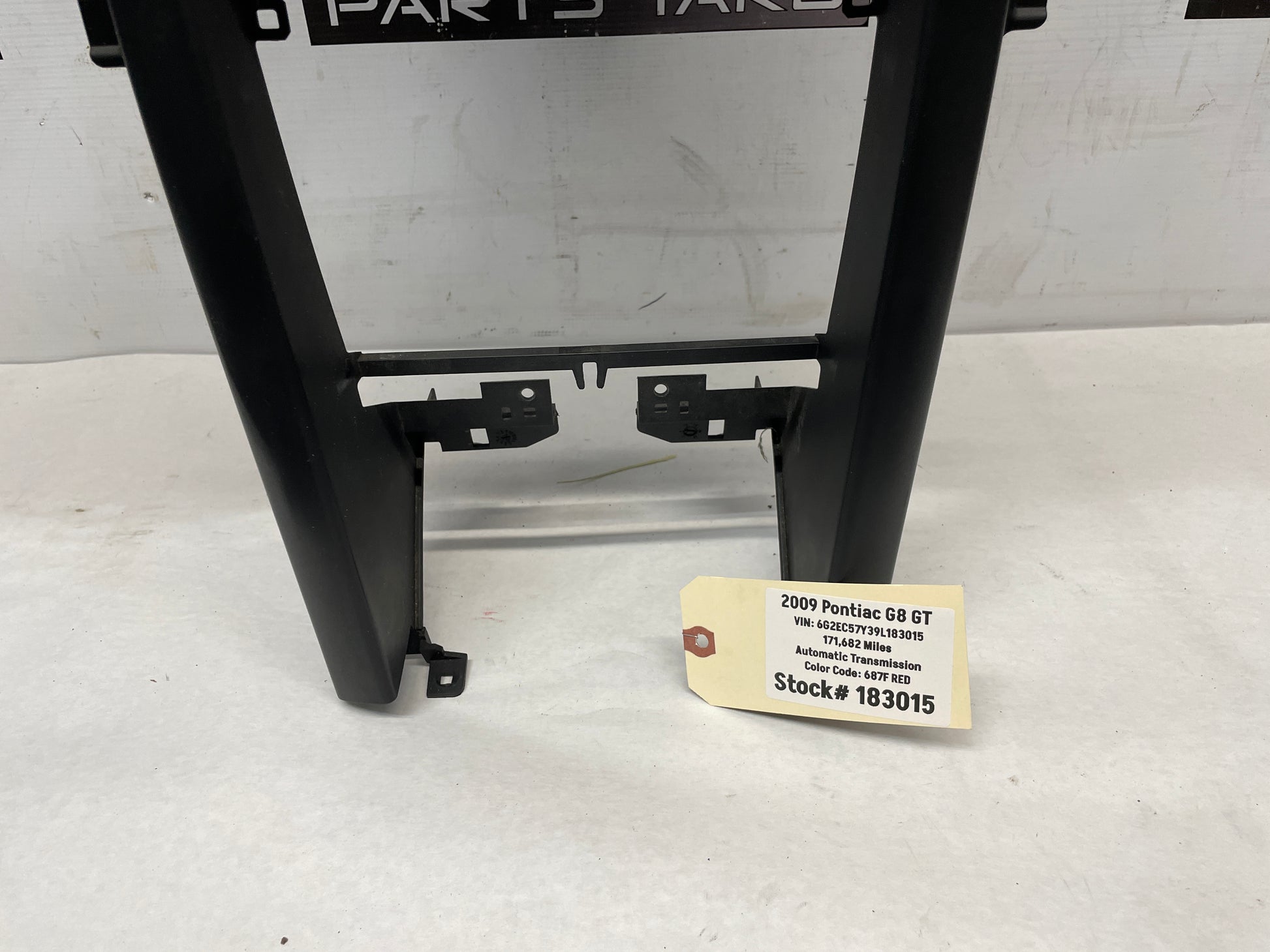 2009 Pontiac G8 GT Dash Radio Dash Bezel OEM - Day's Parts Yard