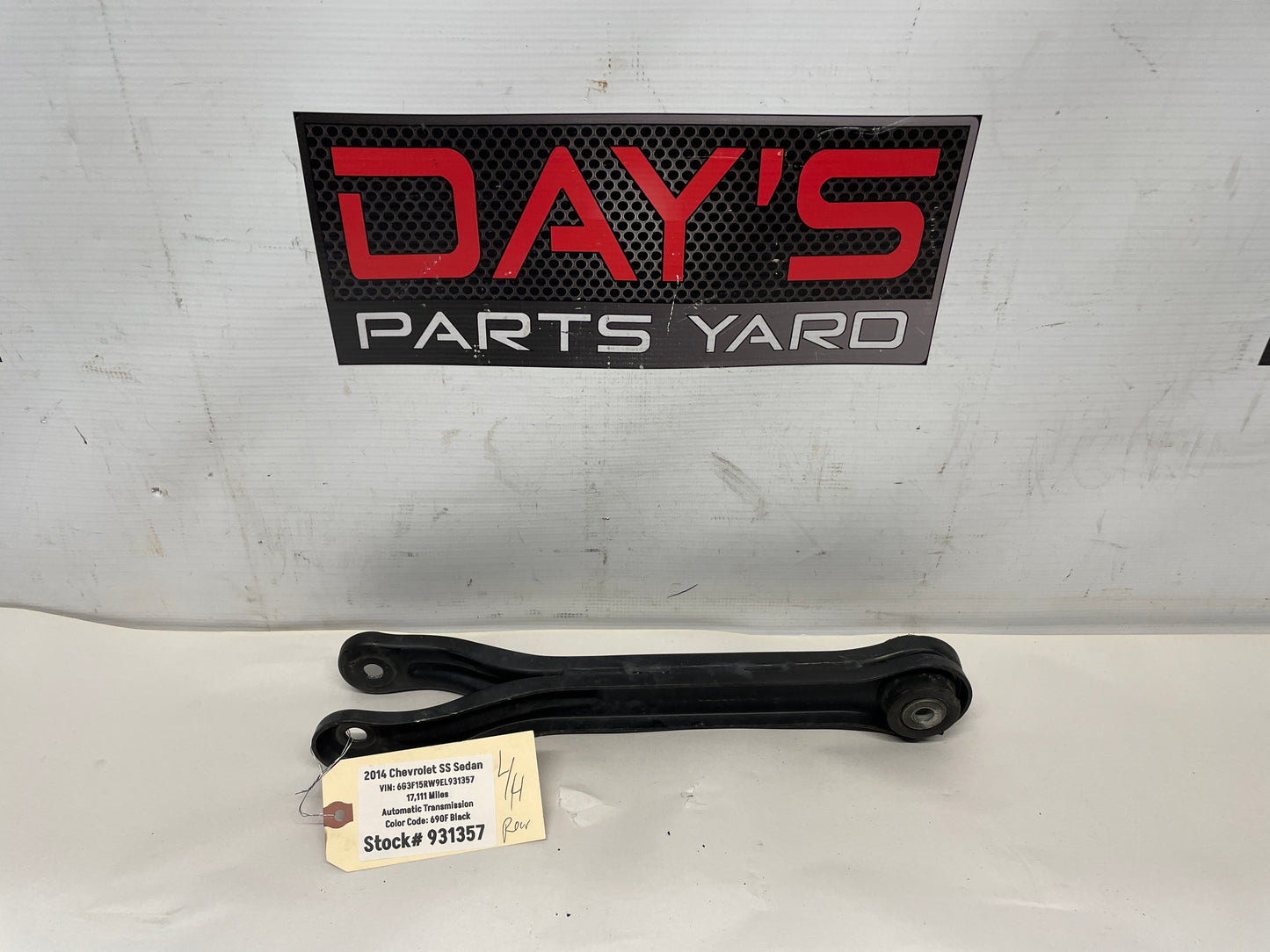 2014 Chevrolet SS Sedan LH Driver Rear Suspension Trailing Control Arm Link OEM - Day's Parts Yard