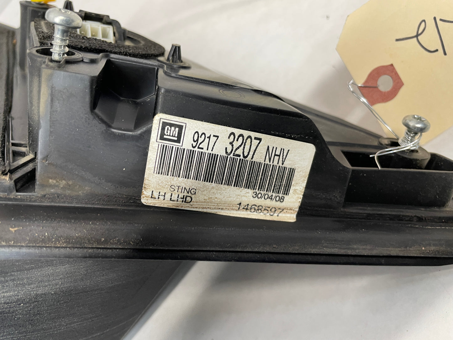 2009 Pontiac G8 GT LH Driver Exterior Side Door Mirror OEM - Day's Parts Yard
