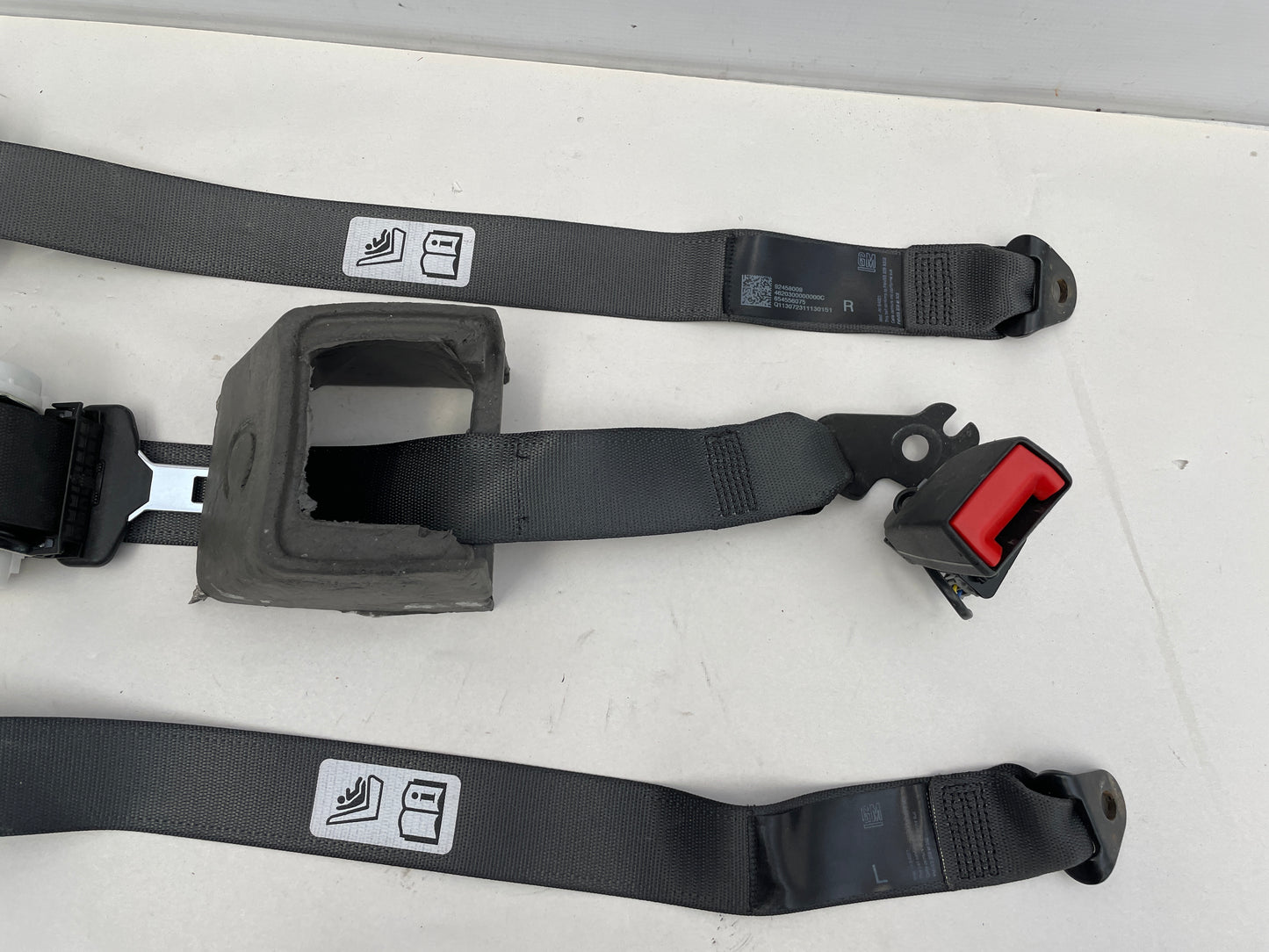 2014 Chevy SS Sedan Rear Seat Belt Seatbelt Retractors OEM - Day's Parts Yard