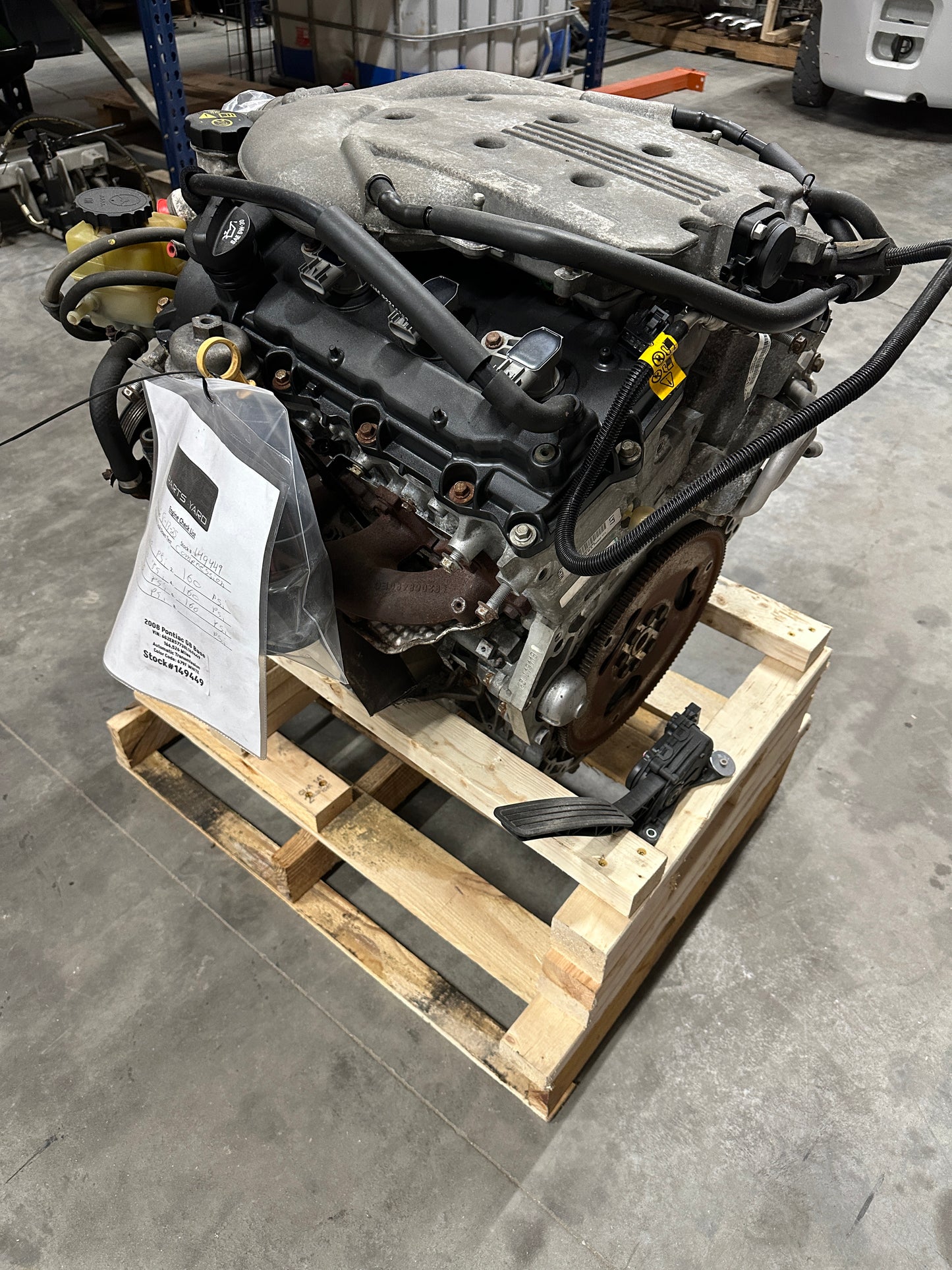 Pontiac G8 Base 3.6L LY7 V6 Engine Motor Assembly
