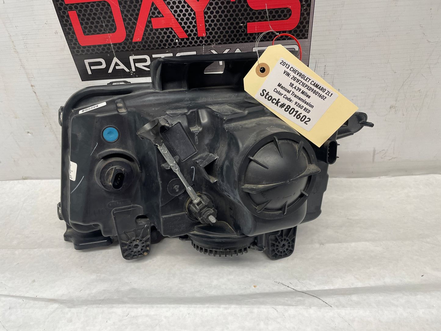 2013 Chevy Camaro ZL1 RH Passenger Head Light Headlight Lamp HID OEM - Day's Parts Yard