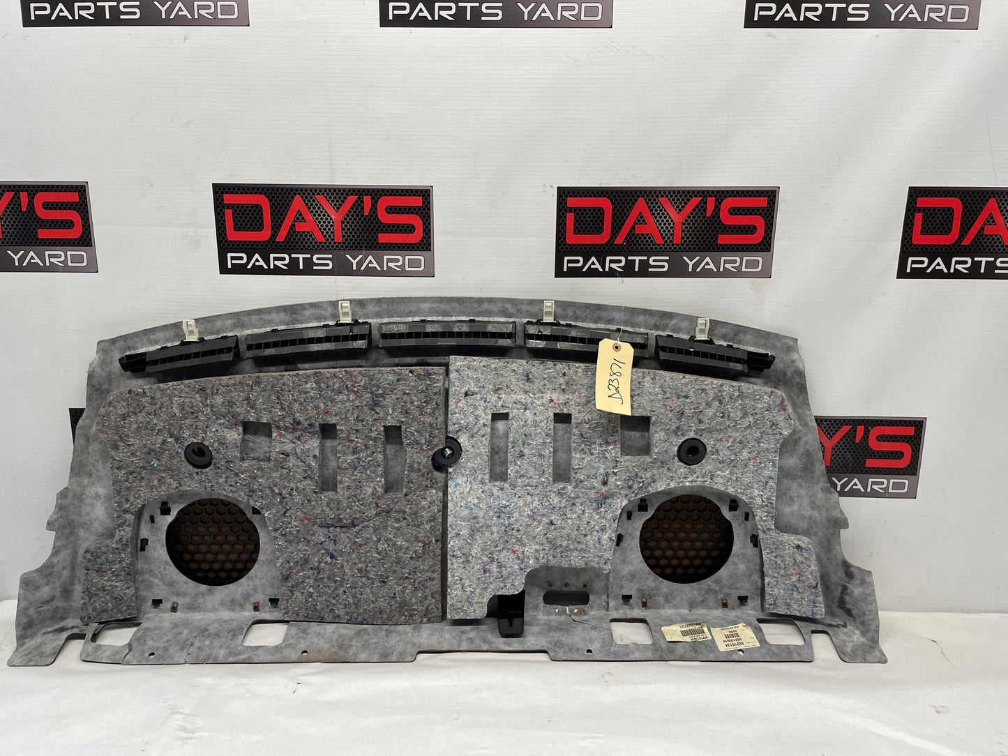 2008 Pontiac G8 GT Rear Package Shelf Deck Tray Trim OEM - Day's Parts Yard
