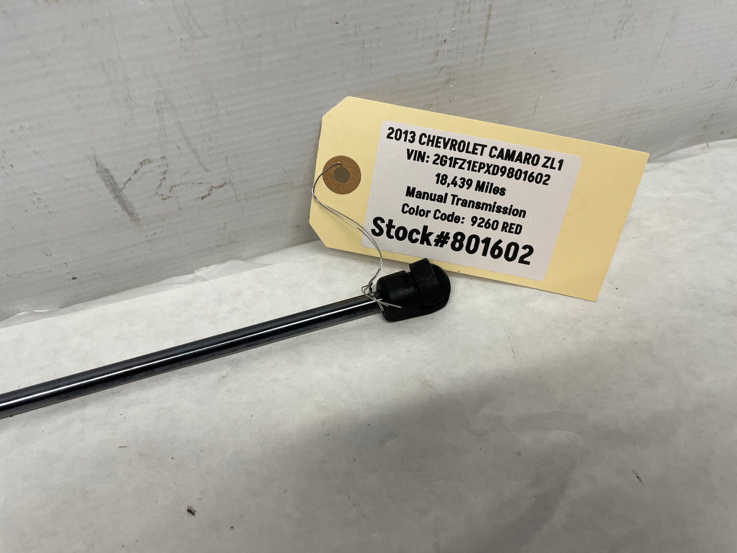 2013 Chevy Camaro ZL1 Hood Lift Supports Shock Struts OEM - Day's Parts Yard