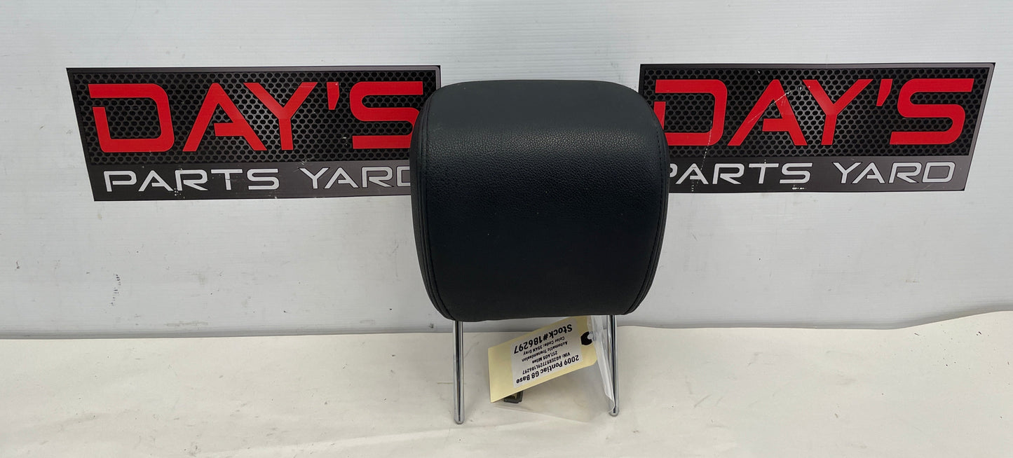 2009 Pontiac G8 Base Front LH Driver Seat Head Rest Headrest OEM - Day's Parts Yard