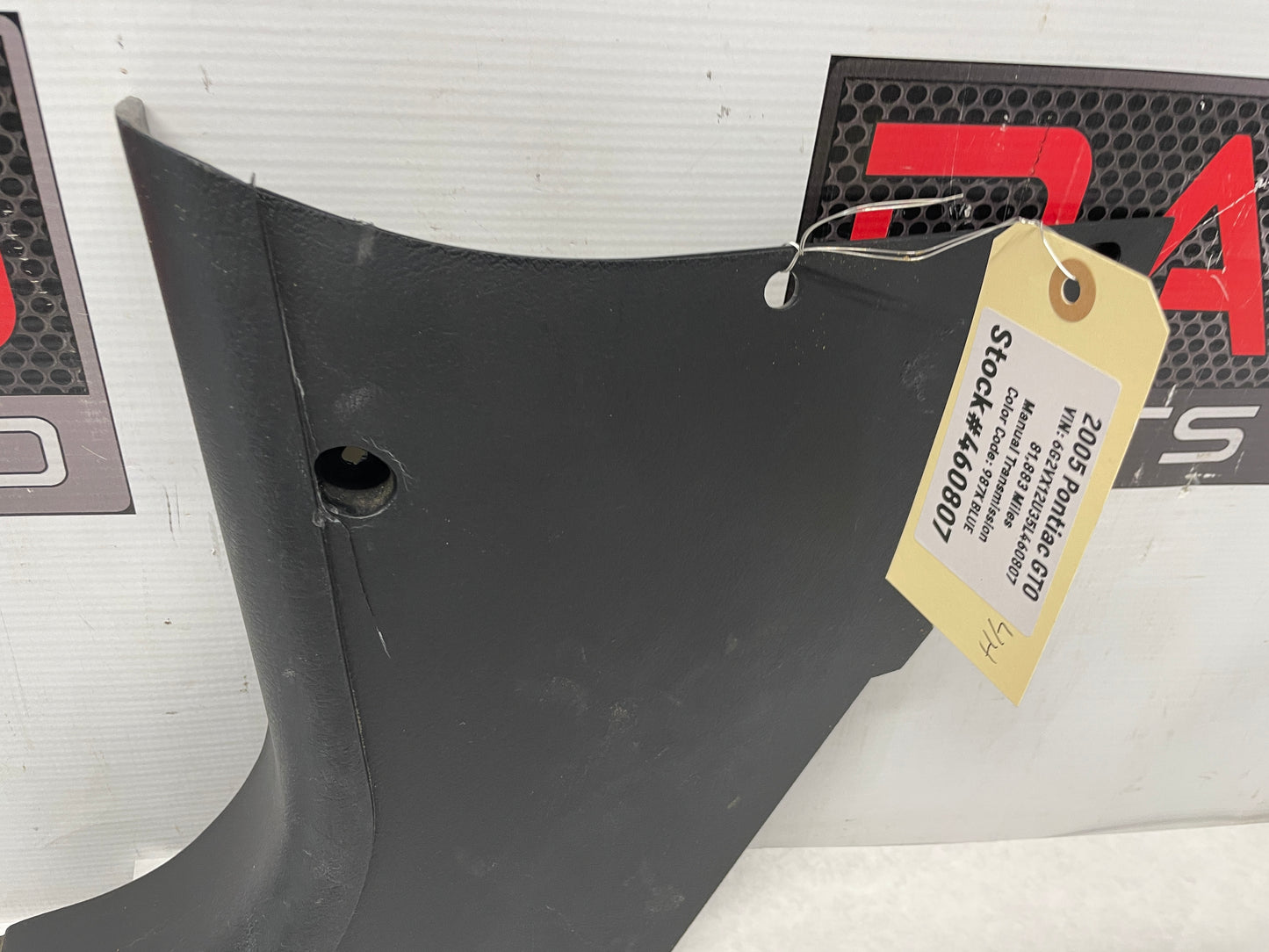2005 Pontiac GTO RH & LH Interior Kick Panel Trim Molding OEM - Day's Parts Yard