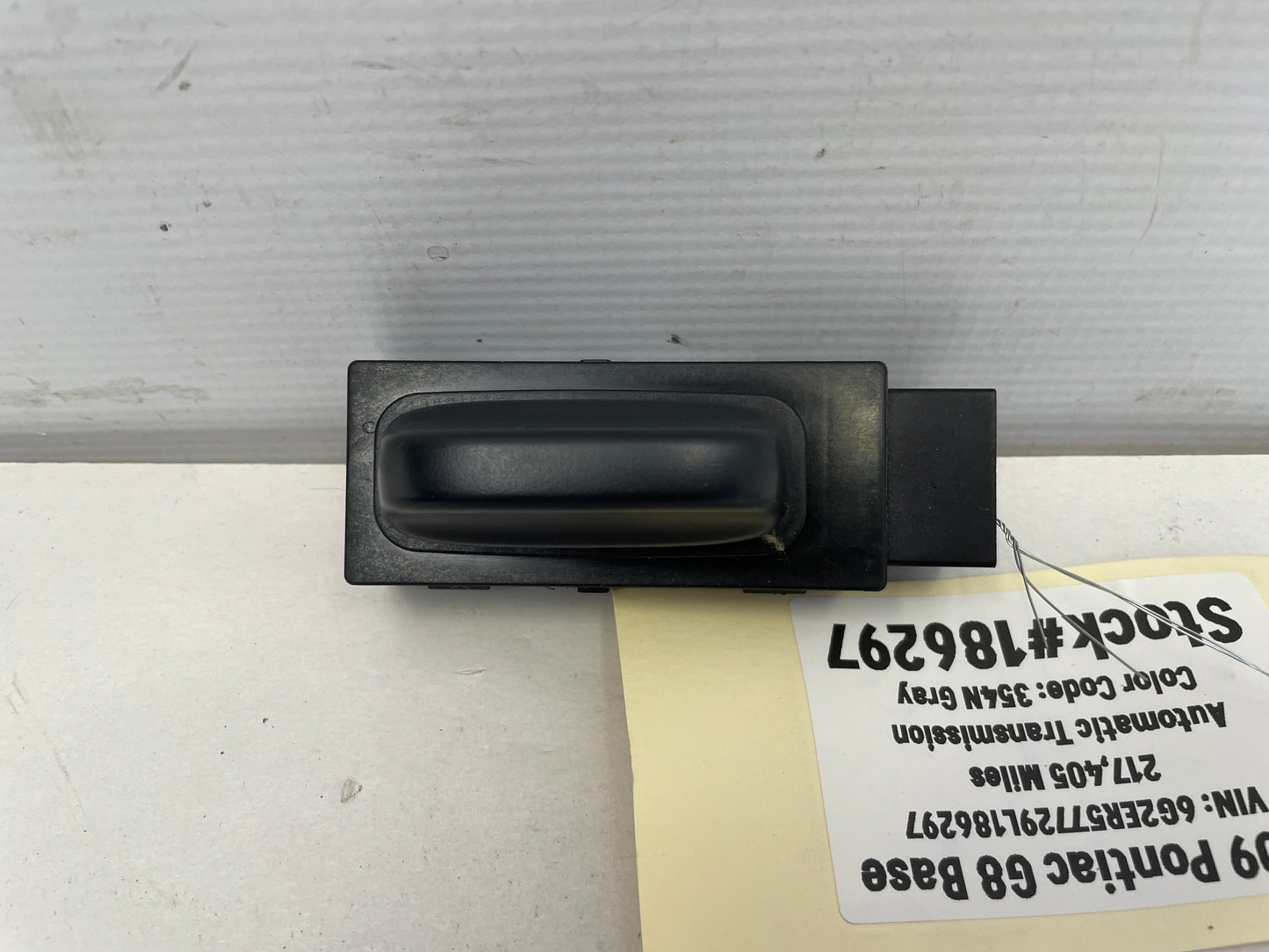 2009 Pontiac G8 Base Front Seat Power Switch OEM - Day's Parts Yard