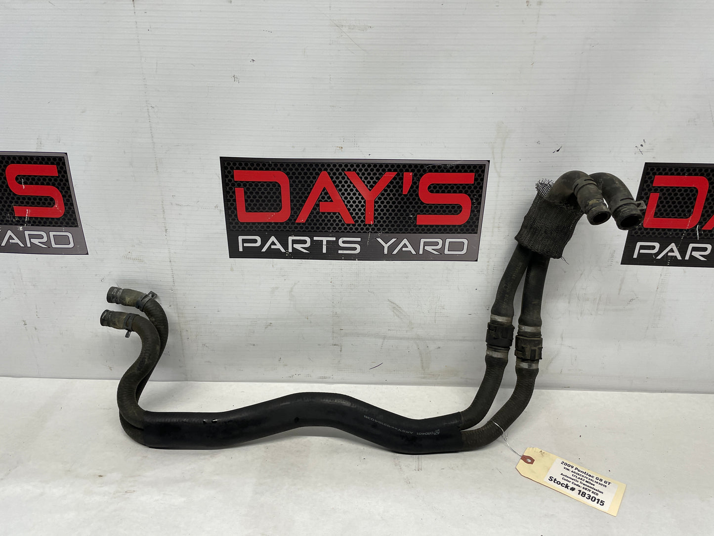 2009 Pontiac G8 GT Heater Core Hose Line Tube OEM - Day's Parts Yard