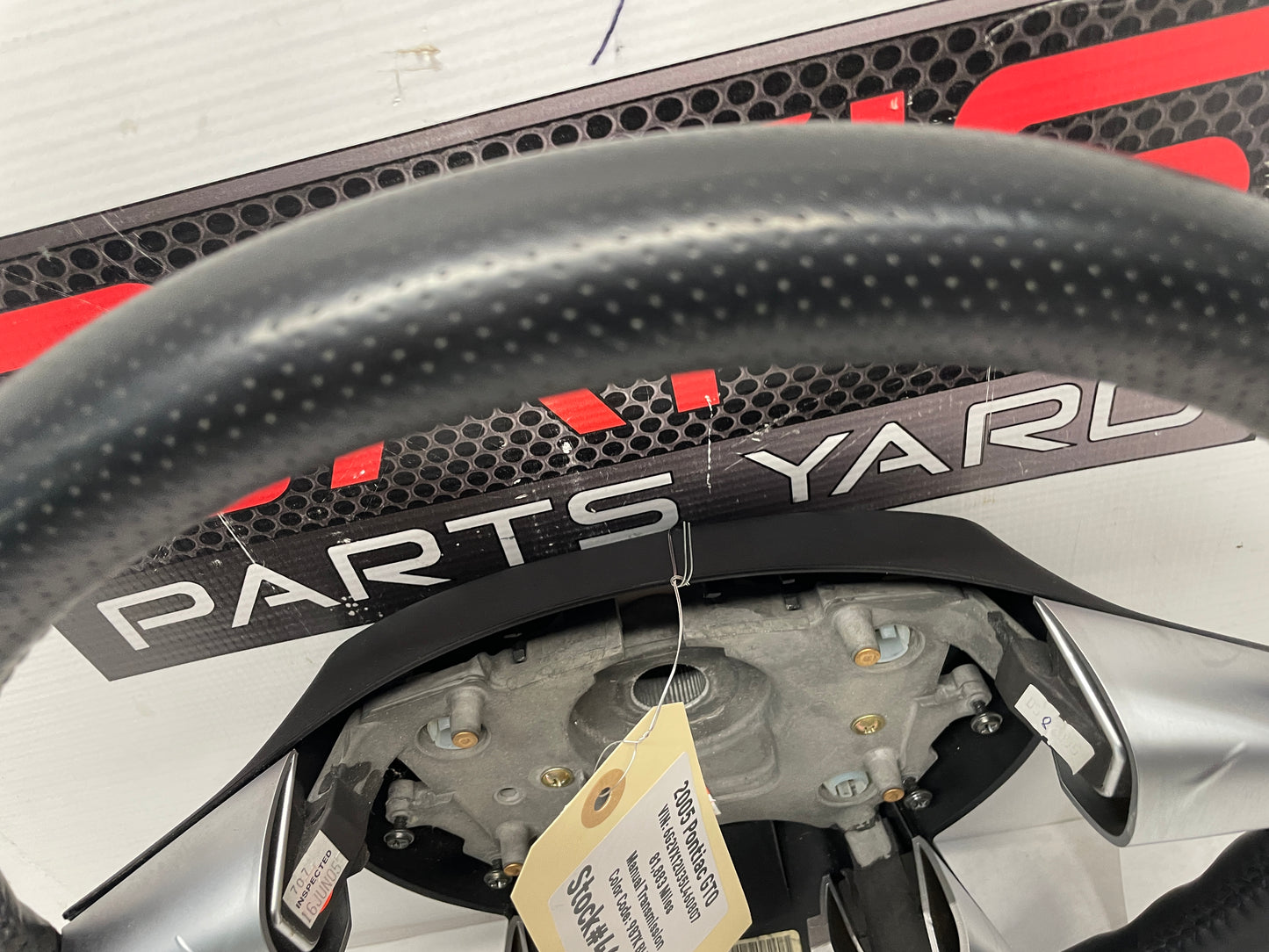 2005 Pontiac GTO Steering Wheel Blue Stitching OEM - Day's Parts Yard