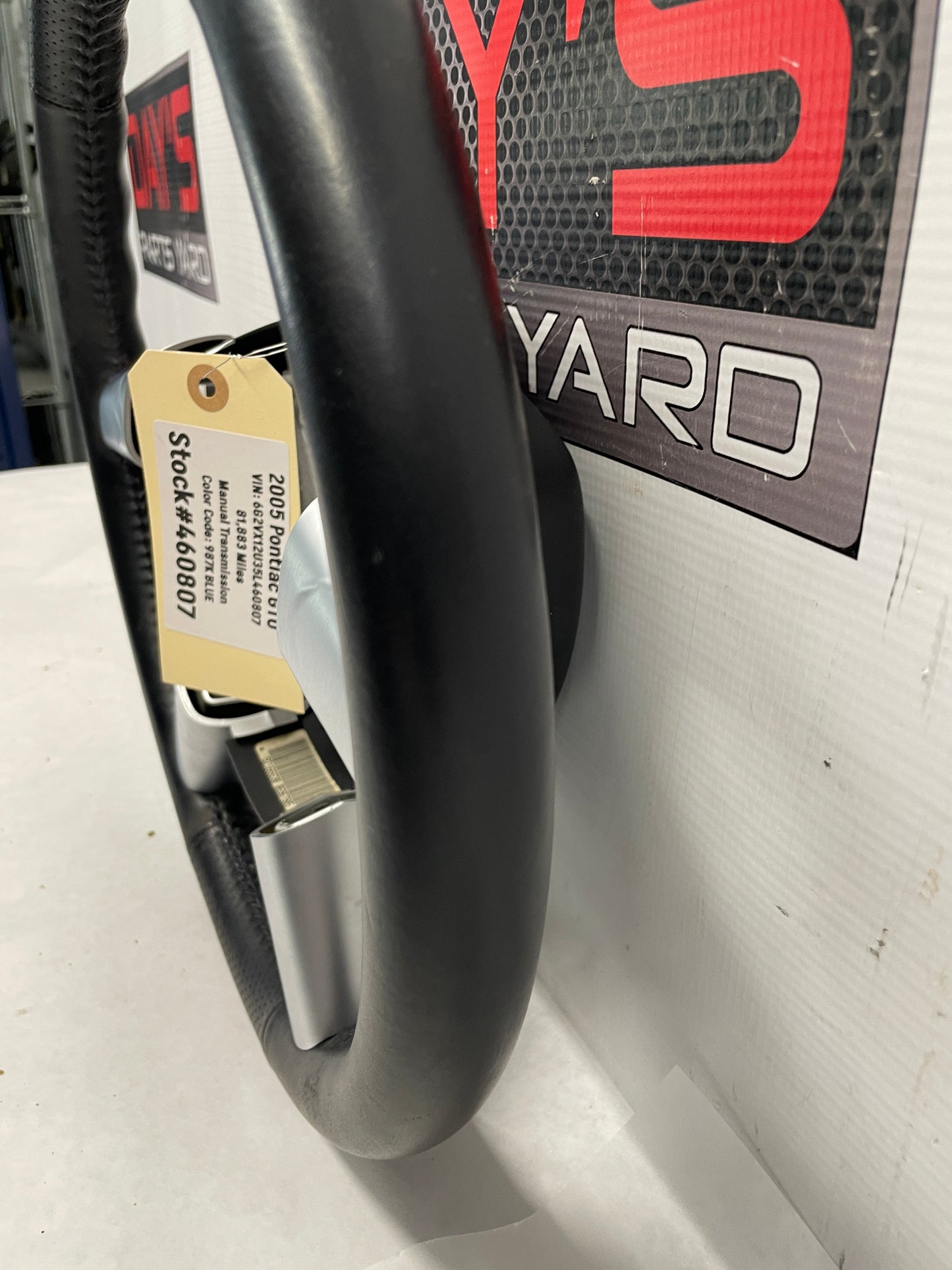 2005 Pontiac GTO Steering Wheel Blue Stitching OEM - Day's Parts Yard