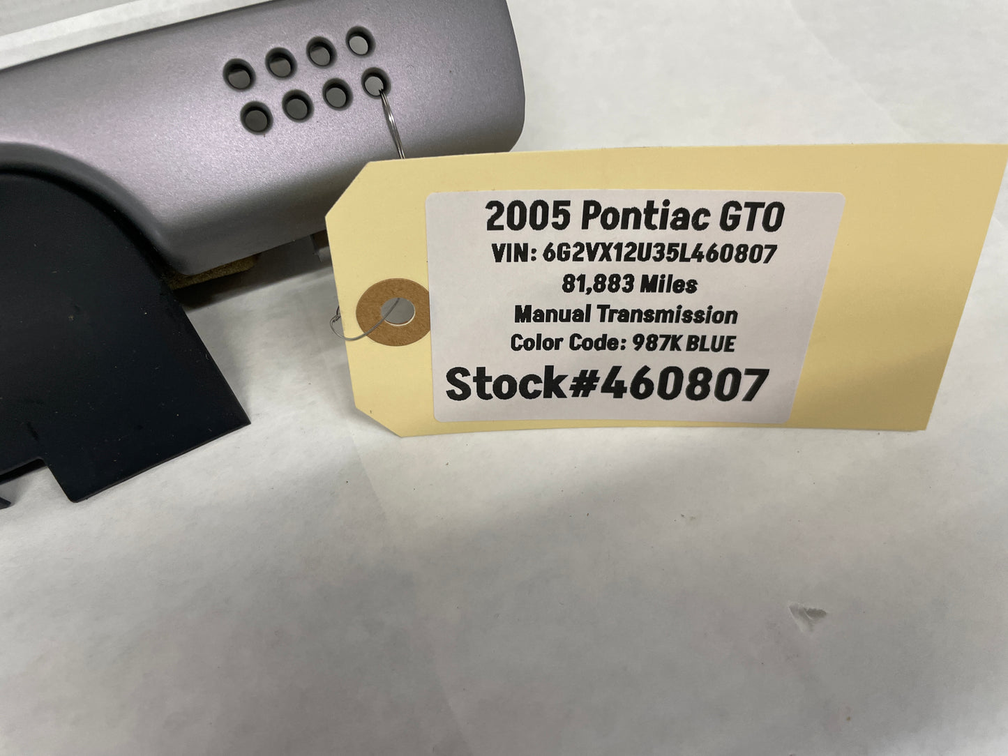 2005 Pontiac GTO Speedometer Gauge Cluster Bezel Trim Panel OEM - Day's Parts Yard