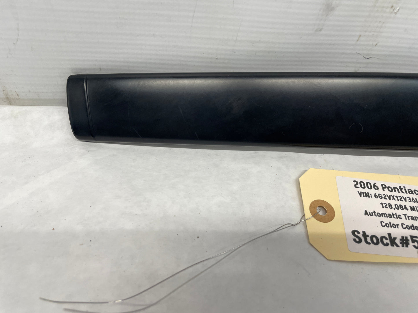 2005 Pontiac GTO LH Driver Exterior B Pillar Window Trim Applique Cover OEM - Day's Parts Yard