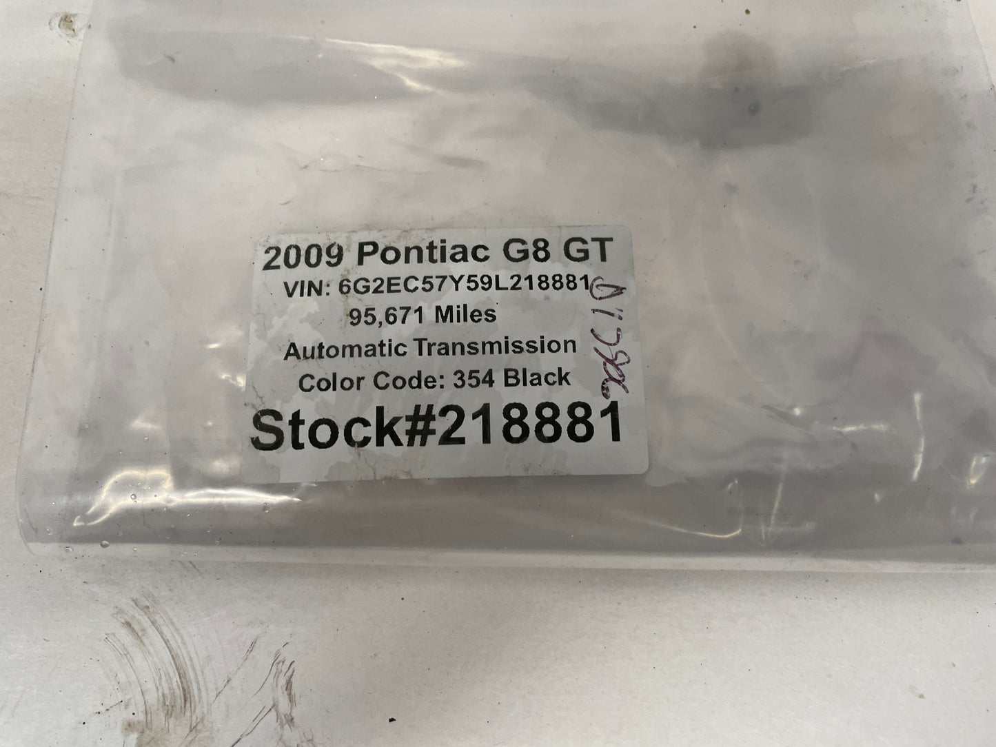 2009 Pontiac G8 GT Rear Cradle Rubber Isolators Set OEM - Day's Parts Yard