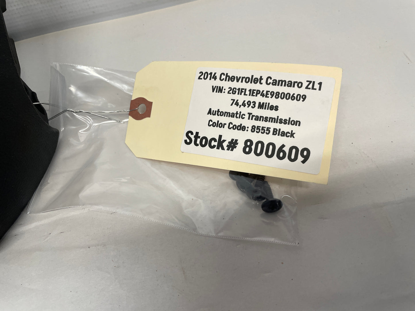 2014 Chevy Camaro ZL1 Center Console Rear Trim Panel OEM - Day's Parts Yard