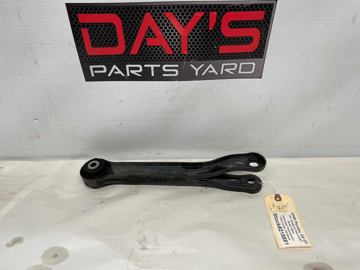 2009 Pontiac G8 GT LH Driver Rear Suspension Trailing Control Arm OEM - Day's Parts Yard
