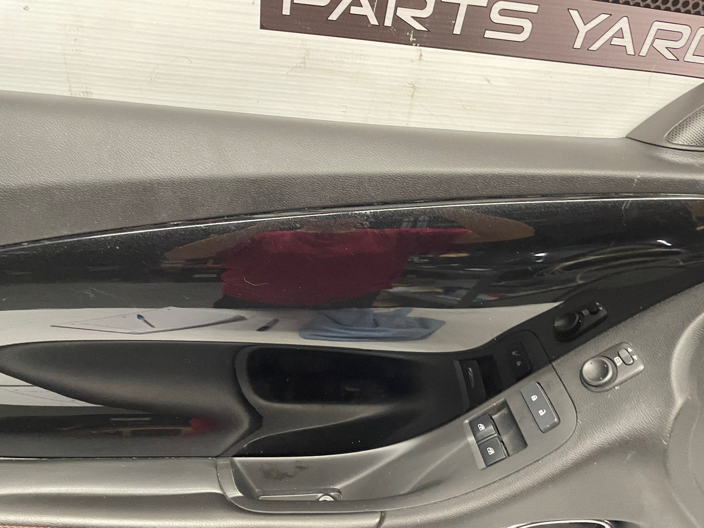 2013 Chevy Camaro ZL1 LH Driver Carbon Flash Front Interior Door Panel OEM - Day's Parts Yard