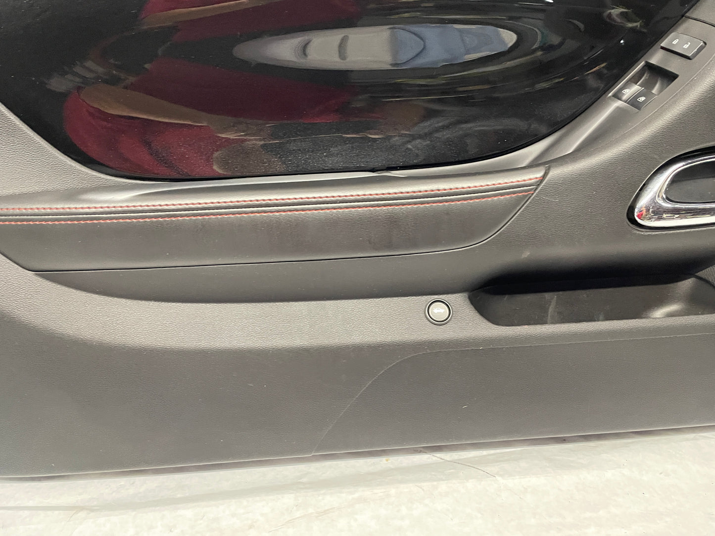2013 Chevy Camaro ZL1 LH Driver Carbon Flash Front Interior Door Panel OEM - Day's Parts Yard