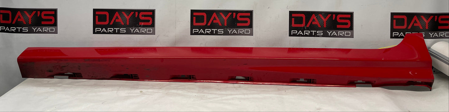 2009 Pontiac G8 LH Driver Rocker Molding Side Skirt Panel Red OEM - Day's Parts Yard