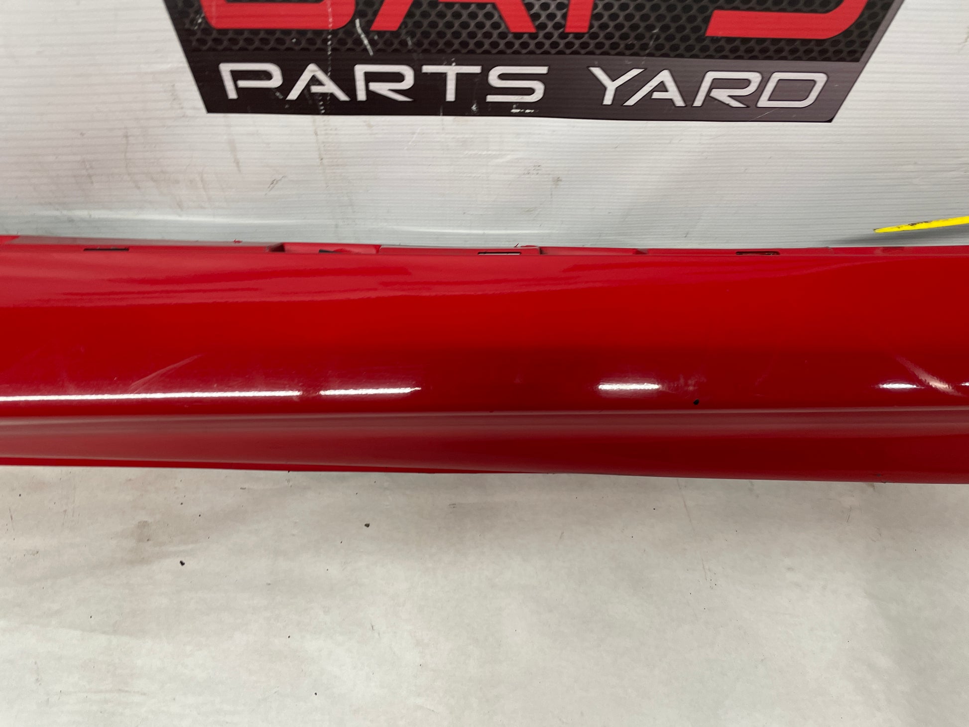 2009 Pontiac G8 LH Driver Rocker Molding Side Skirt Panel Red OEM - Day's Parts Yard