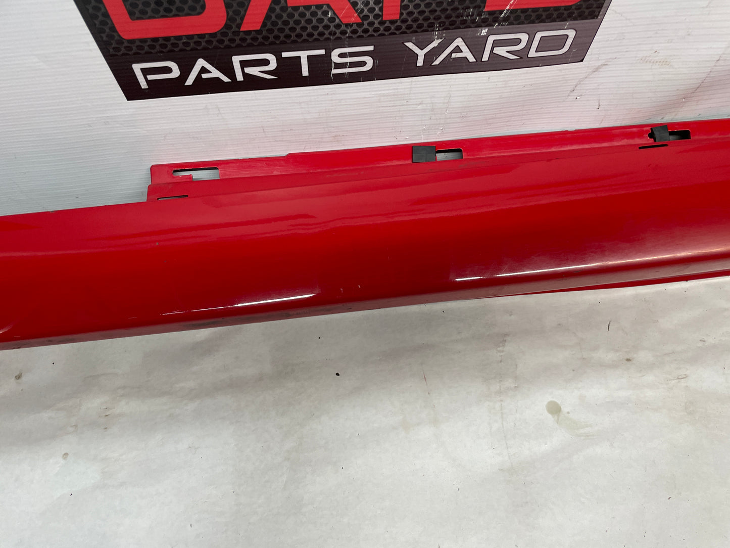 2009 Pontiac G8 LH Driver Rocker Molding Side Skirt Panel Red OEM - Day's Parts Yard
