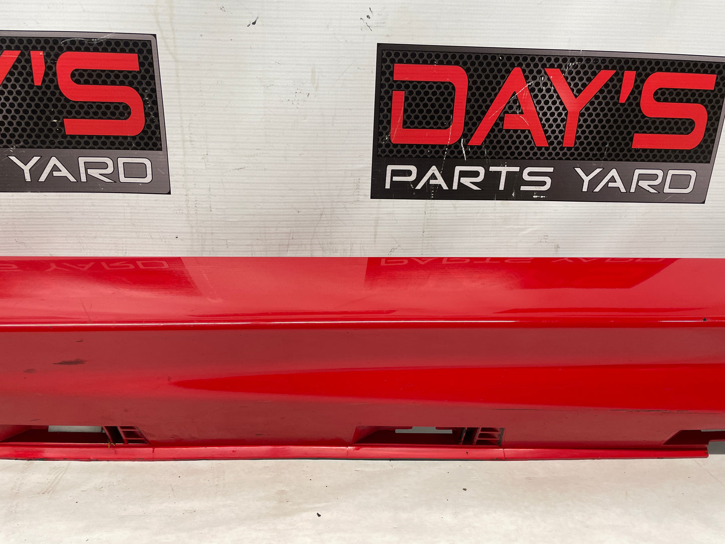 2009 Pontiac G8 LH Driver Rocker Molding Side Skirt Panel Red OEM - Day's Parts Yard