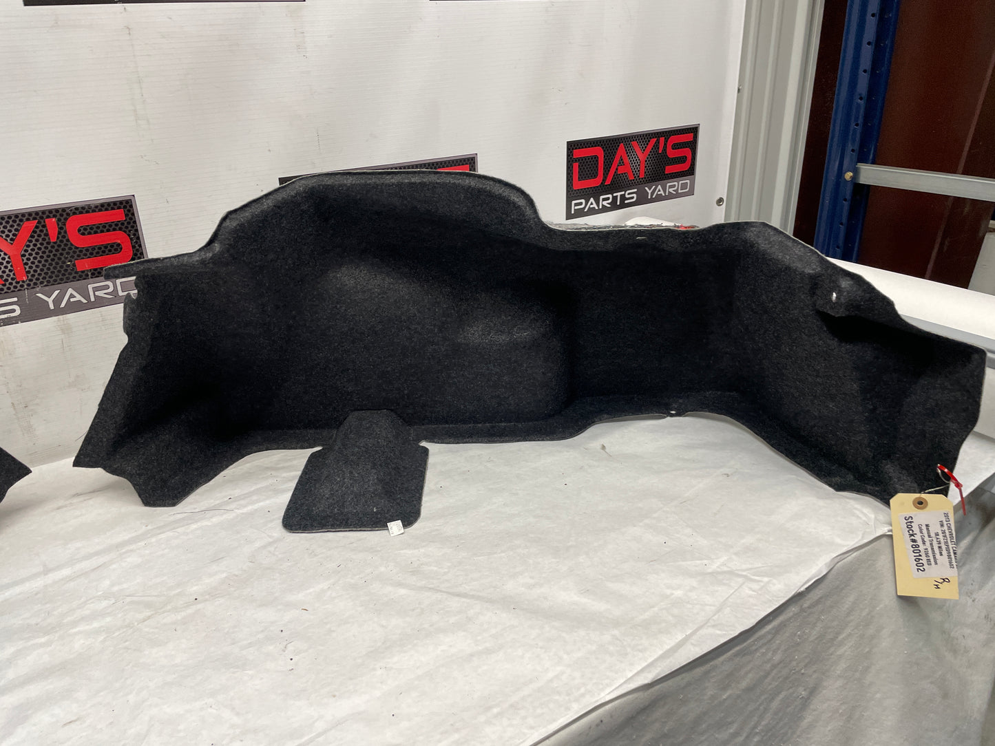 2013 Chevy Camaro ZL1 RH & LH Quarter Panel Trunk Felt Carpet Liner OEM - Day's Parts Yard