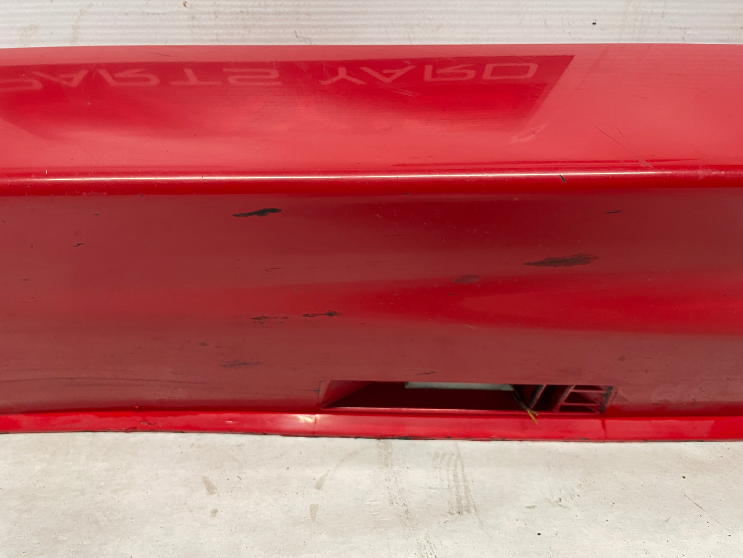 2009 Pontiac G8 LH Driver Rocker Molding Side Skirt Panel Red OEM - Day's Parts Yard