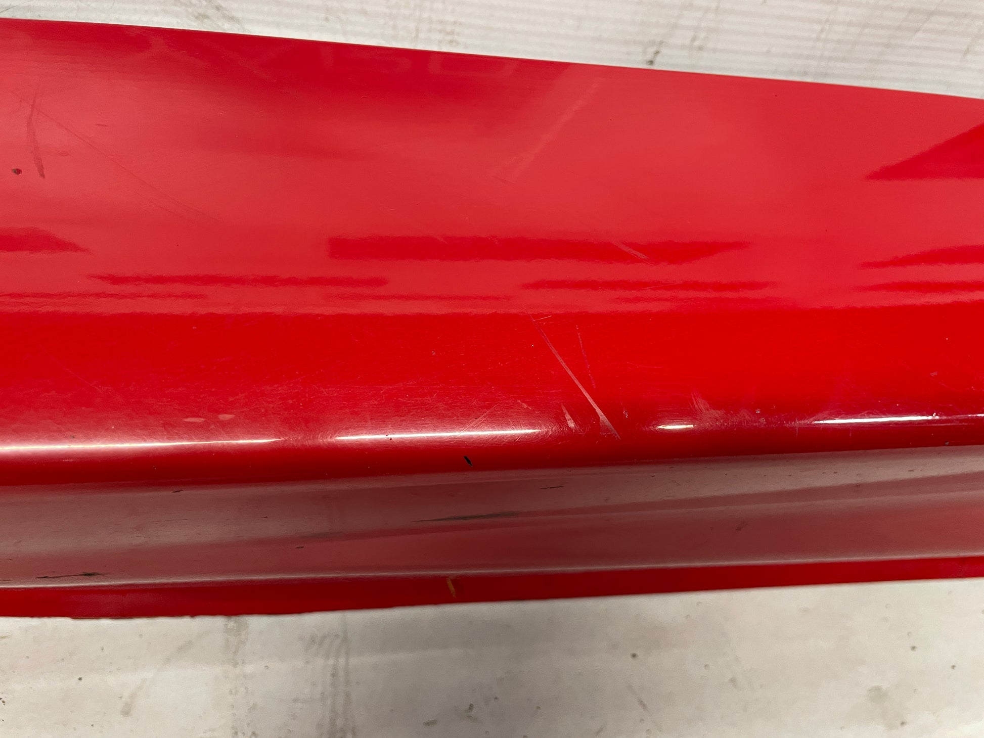 2009 Pontiac G8 LH Driver Rocker Molding Side Skirt Panel Red OEM - Day's Parts Yard